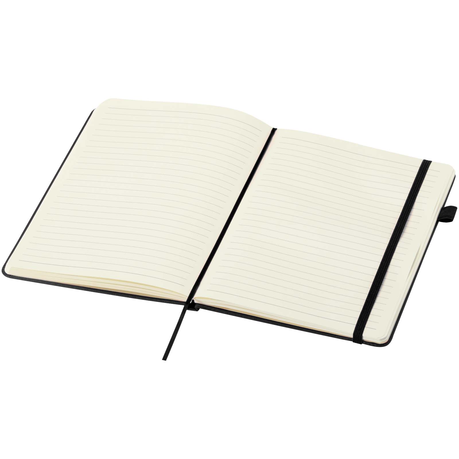 Liss A5 Hardcover Notizbuch aus recyceltem Kunststoff schwarz