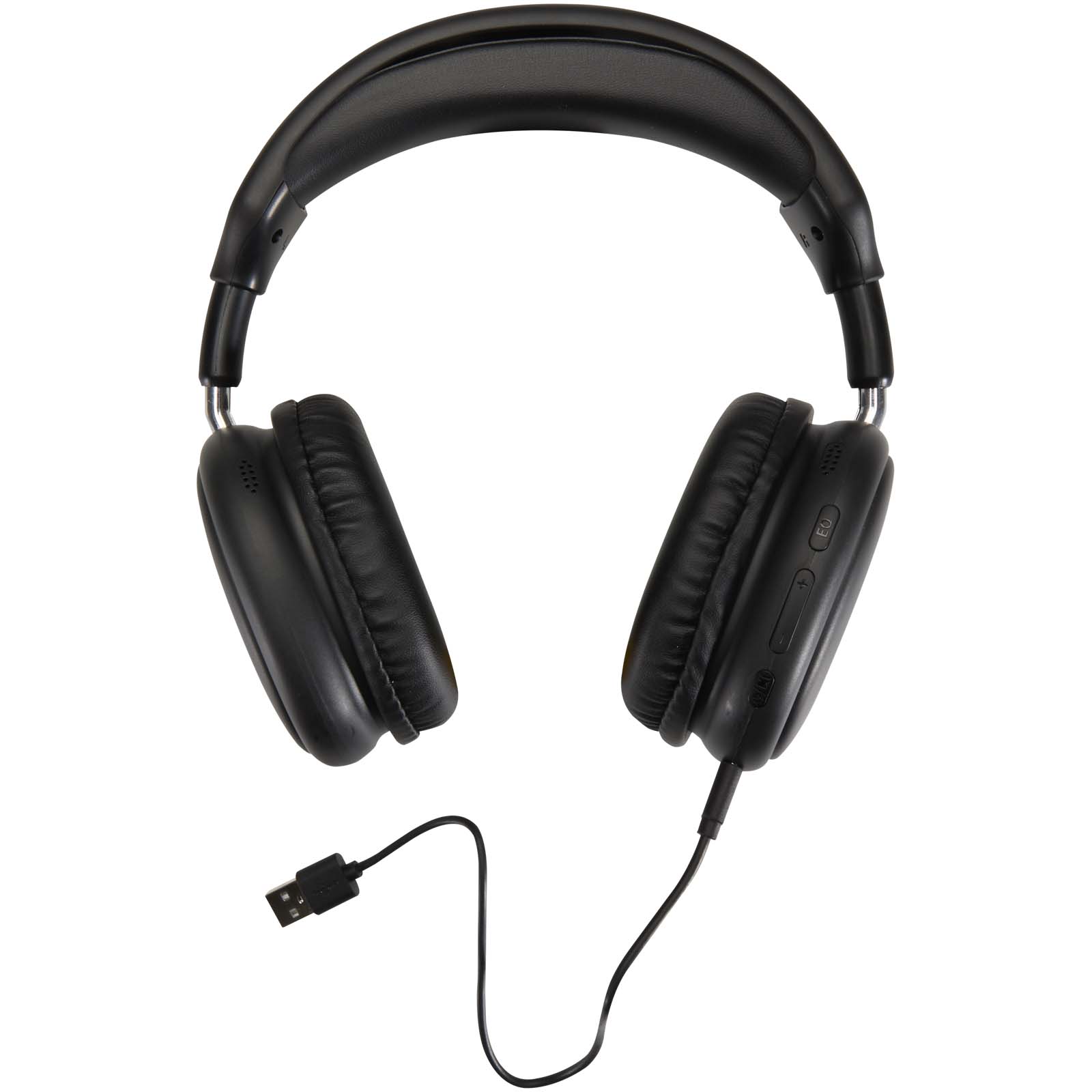 Alzir Over-Ear Wireless Bluetooth® Headset aus recyceltem Kunststoff schwarz