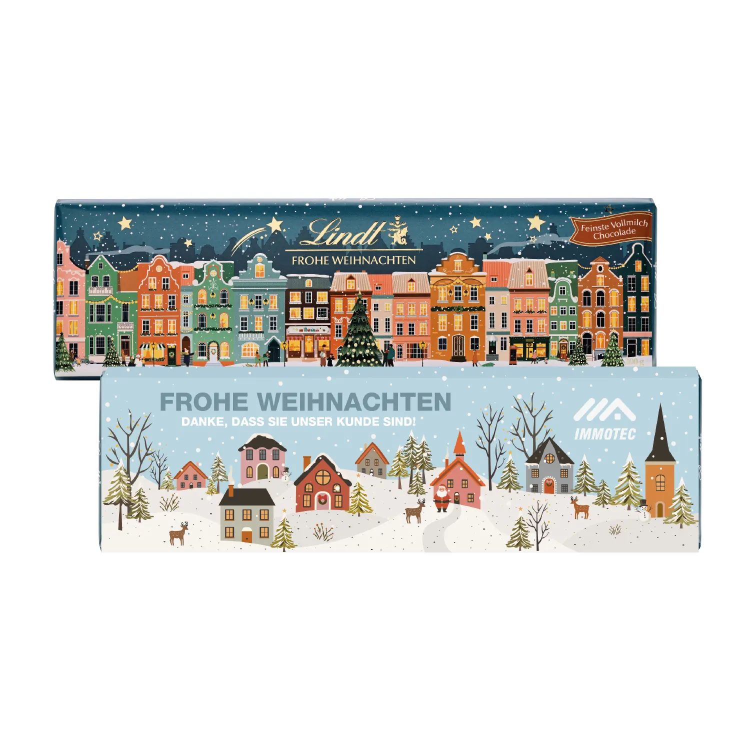 Lindt Schokoladentafel "Frohe Weihnachten", 300 g