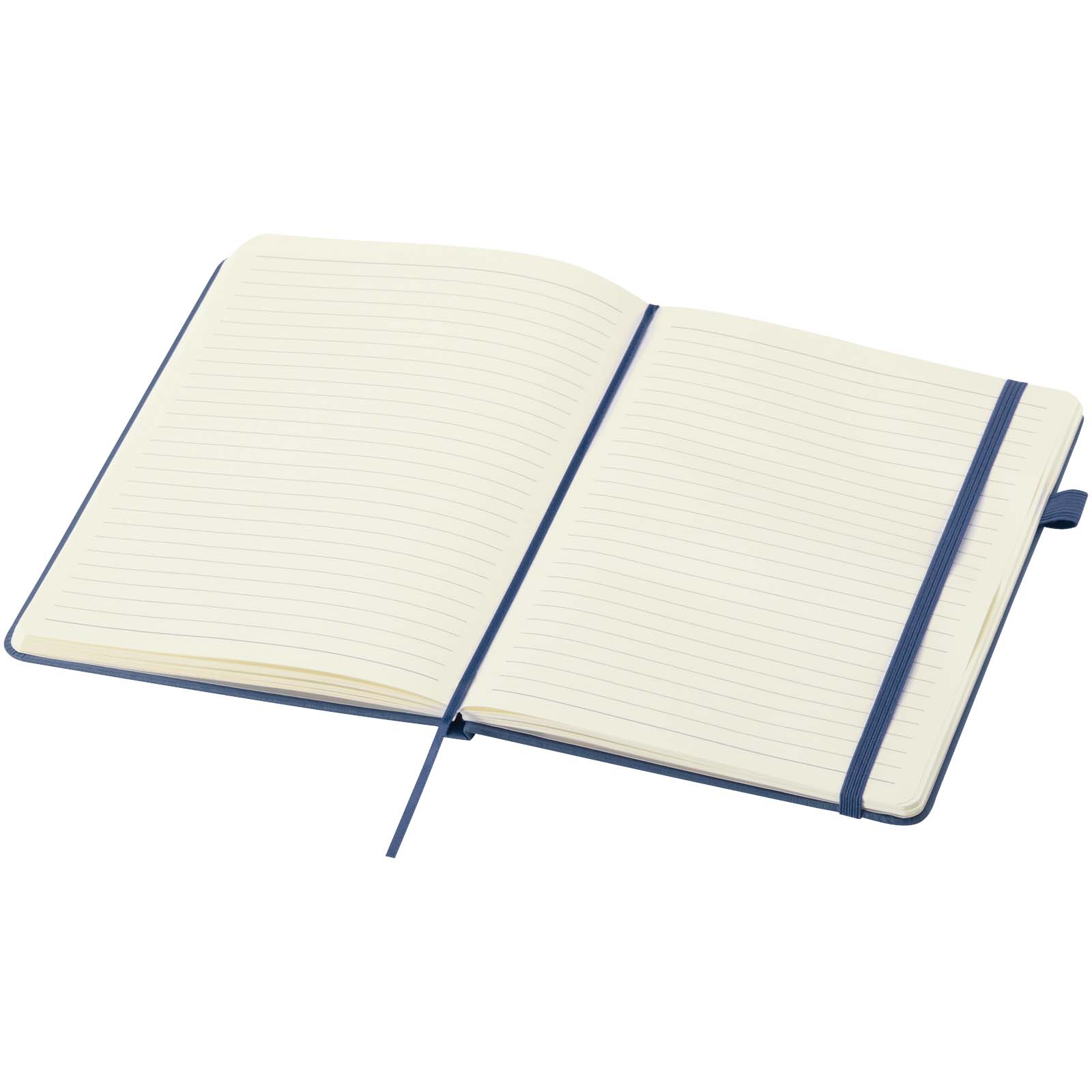 Liss A5 Hardcover Notizbuch aus recyceltem Kunststoff ozeanblau