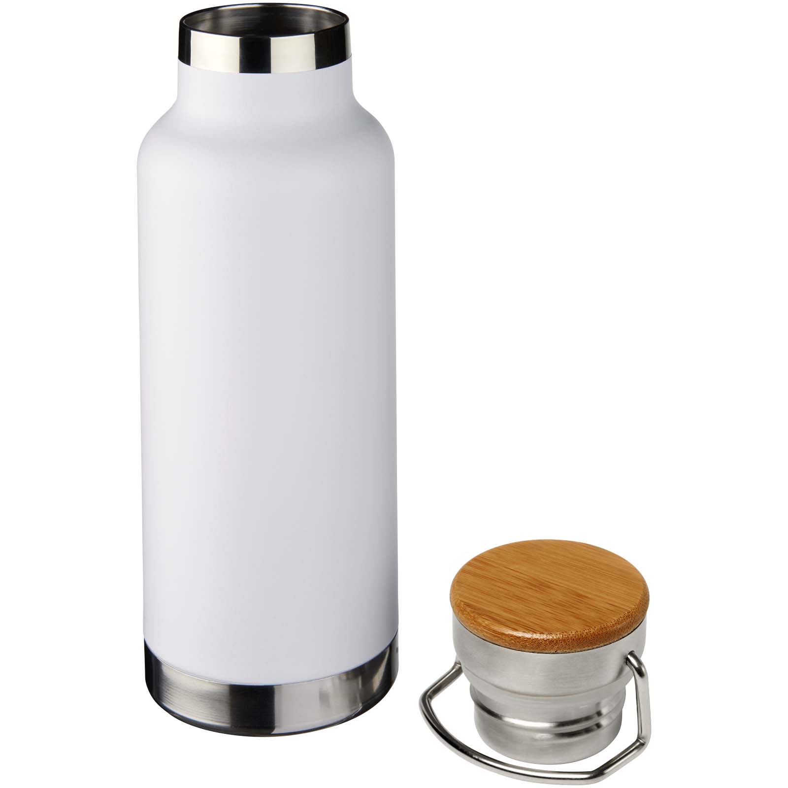 Thor 480 ml Kupfer-Vakuum Isolierflasche weiss