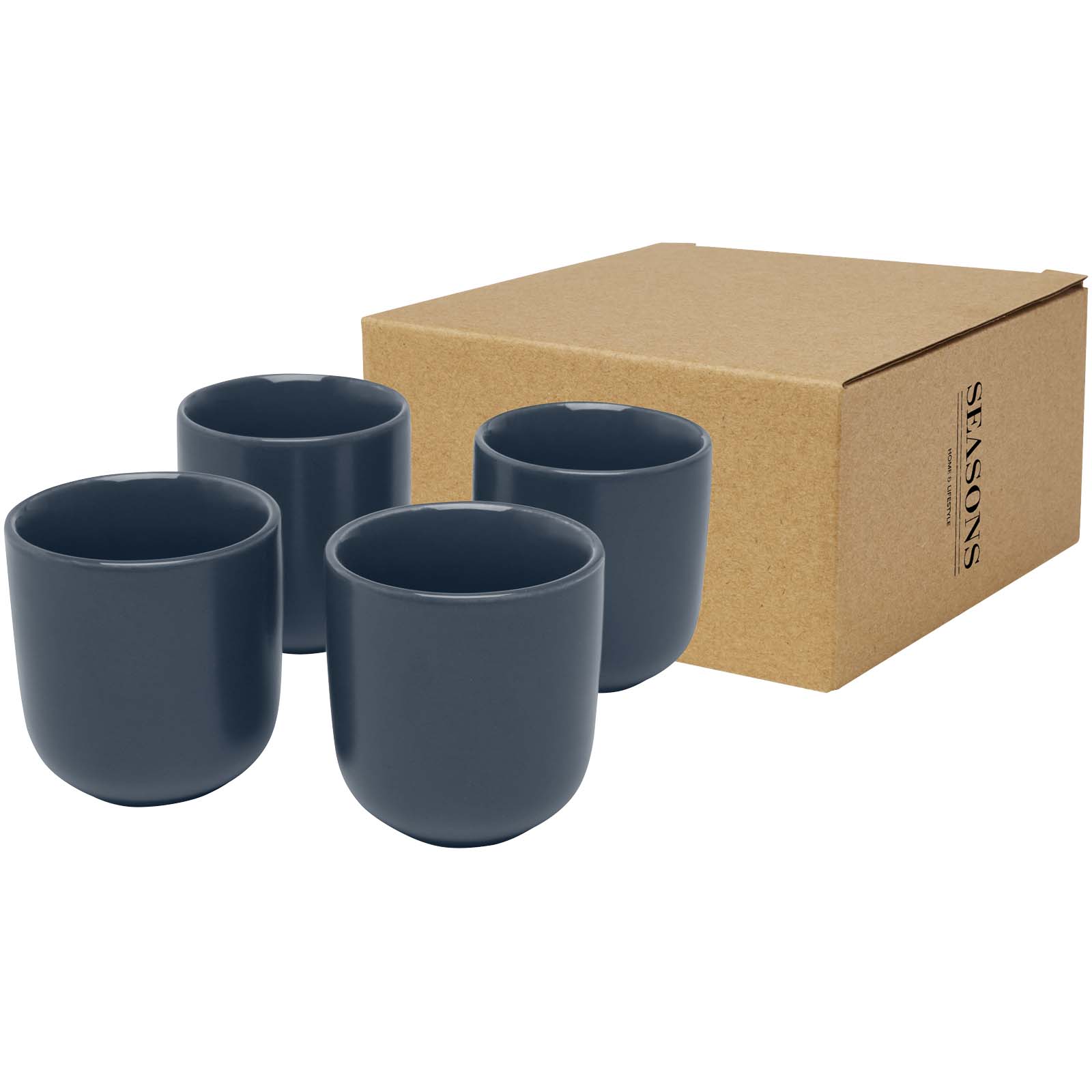 Male Espressotassen 4-teilig 90 ml hale blau