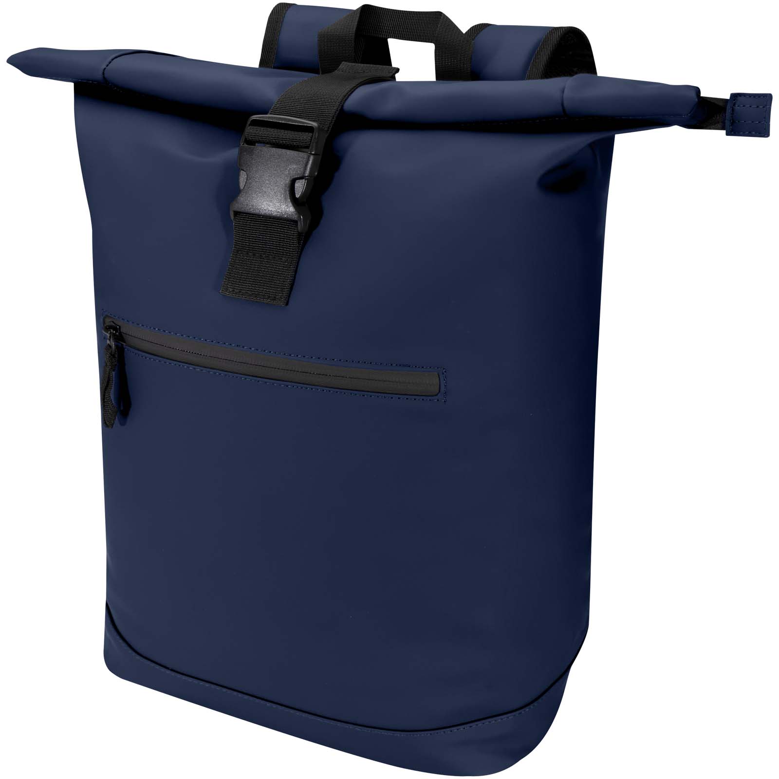 Resi Plus 15" GRS-recycelter Rolltop Rucksack 18 L navy