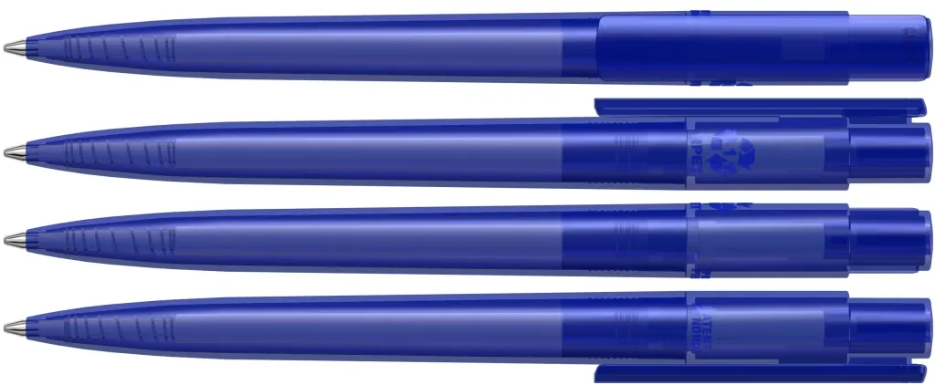 RECYCLED PET PEN PRO transparent Druckkugelschreiber