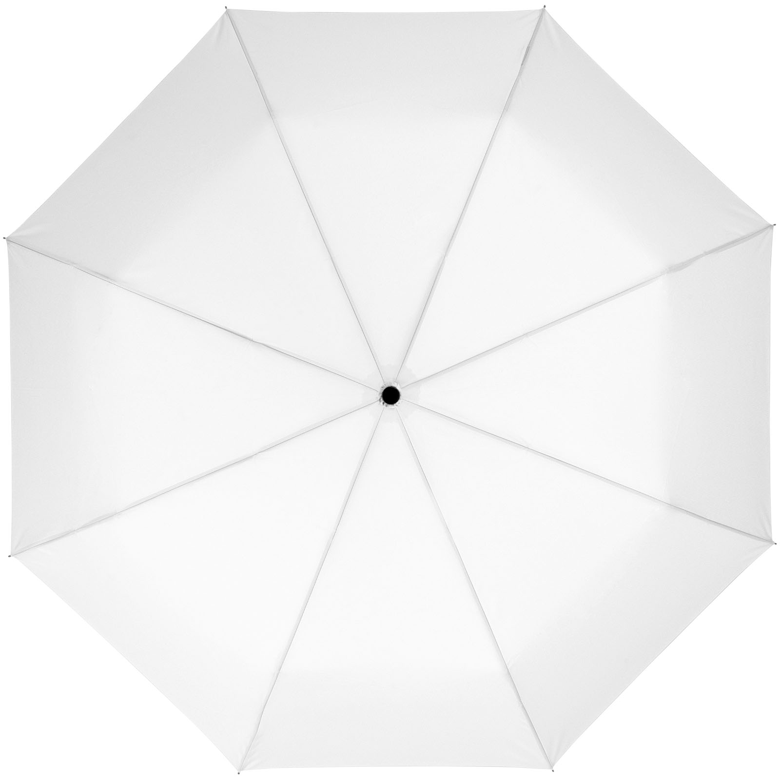 Wali 21" Automatik Kompaktregenschirm weiss