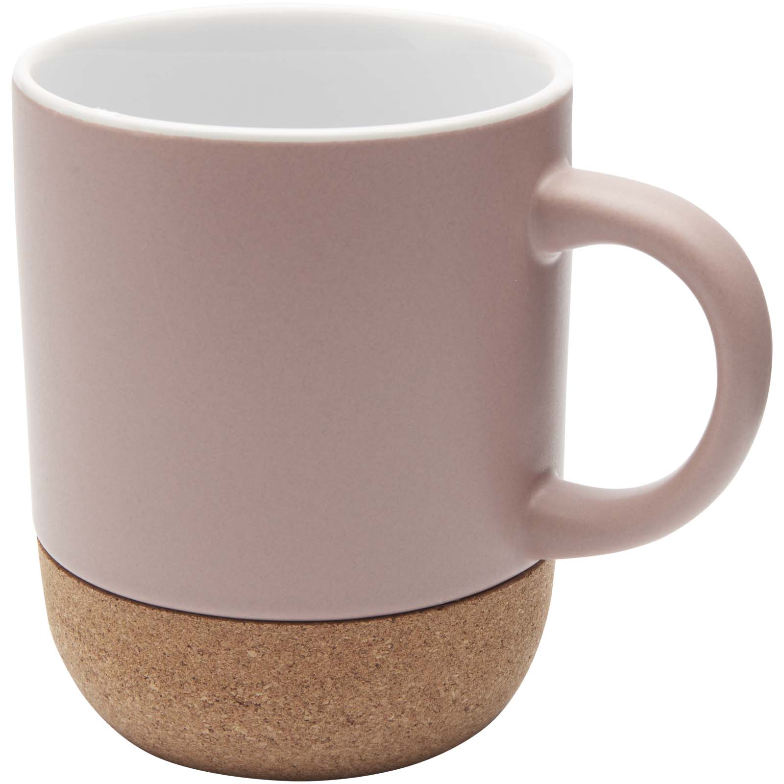 Billie 300 ml Keramiktasse mit Korkdetails altrosa
