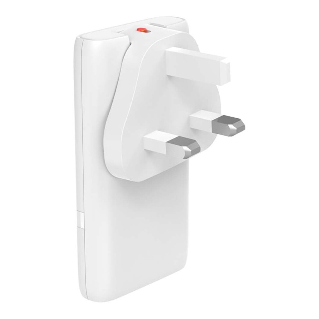 SKROSS® Klip Slim 65W Mehrfach-Ladegerät weiss