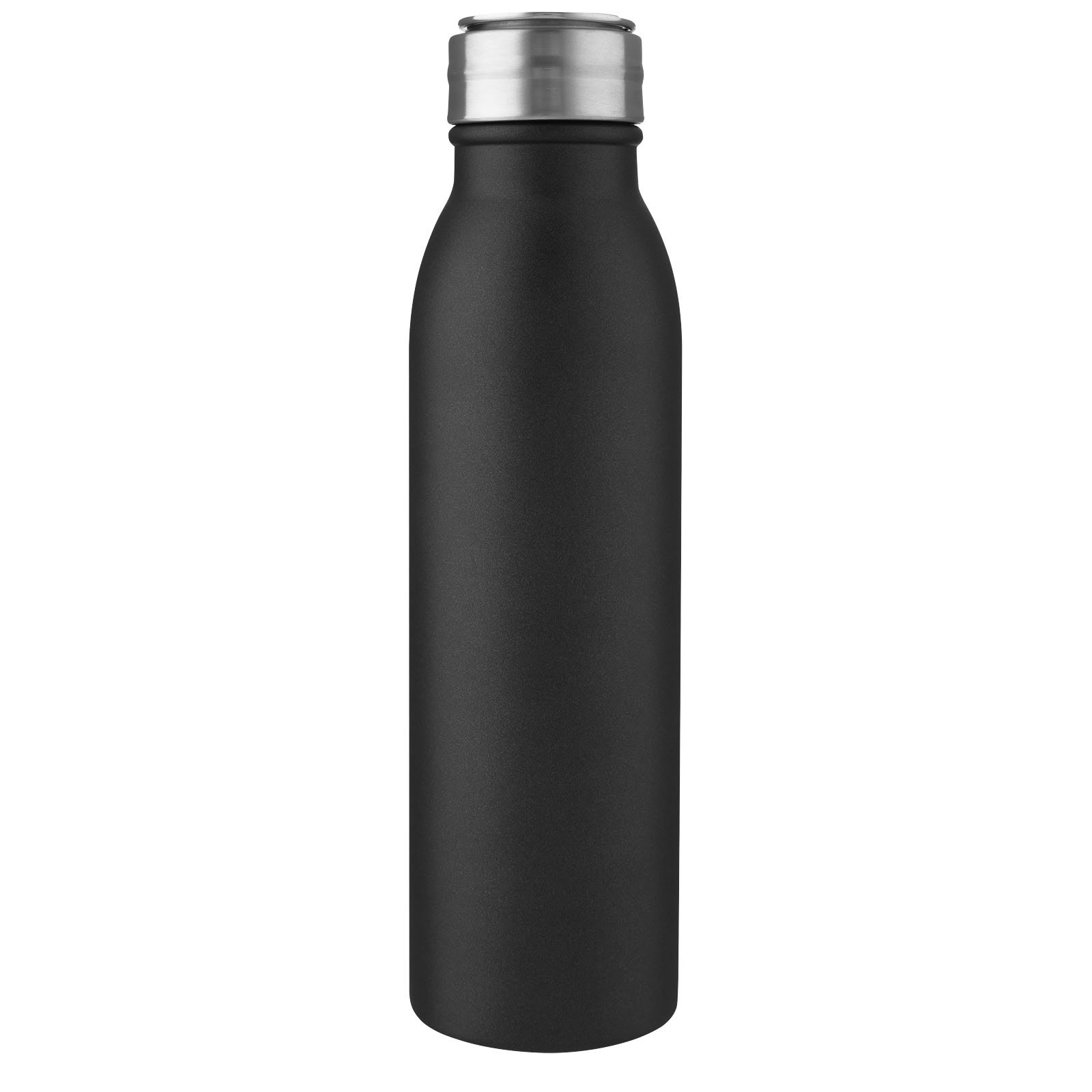 Harper 720 ml RCS-zertifizierte Sportflasche aus Edelstahl mit Metallschlaufe schwarz