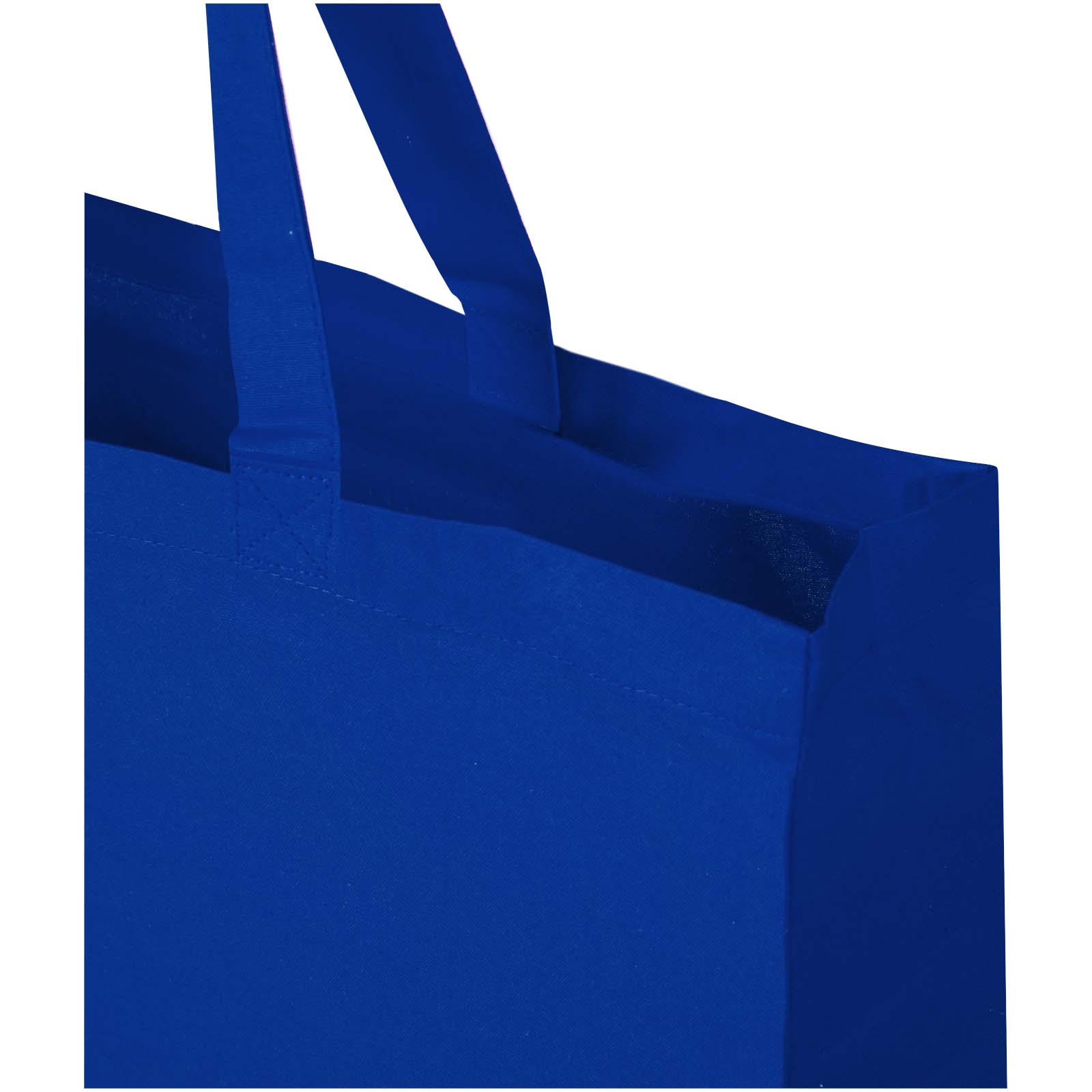 Odessa 220 g/m² Baumwoll Tragetasche aus GRS recycelter Baumwolle 40L royalblau