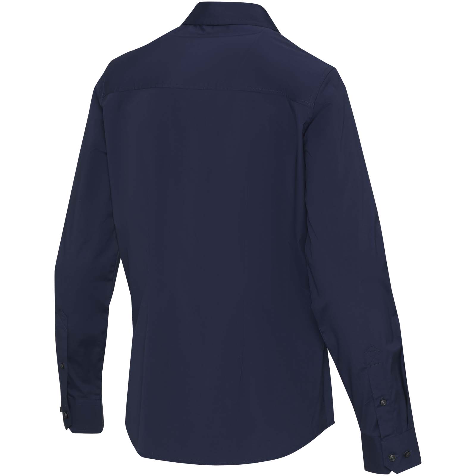 Carnelian 133 g/m² Popeline Bluse marineblau