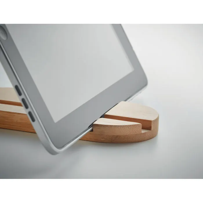 Tablet- und Handyhalter aus Bambus