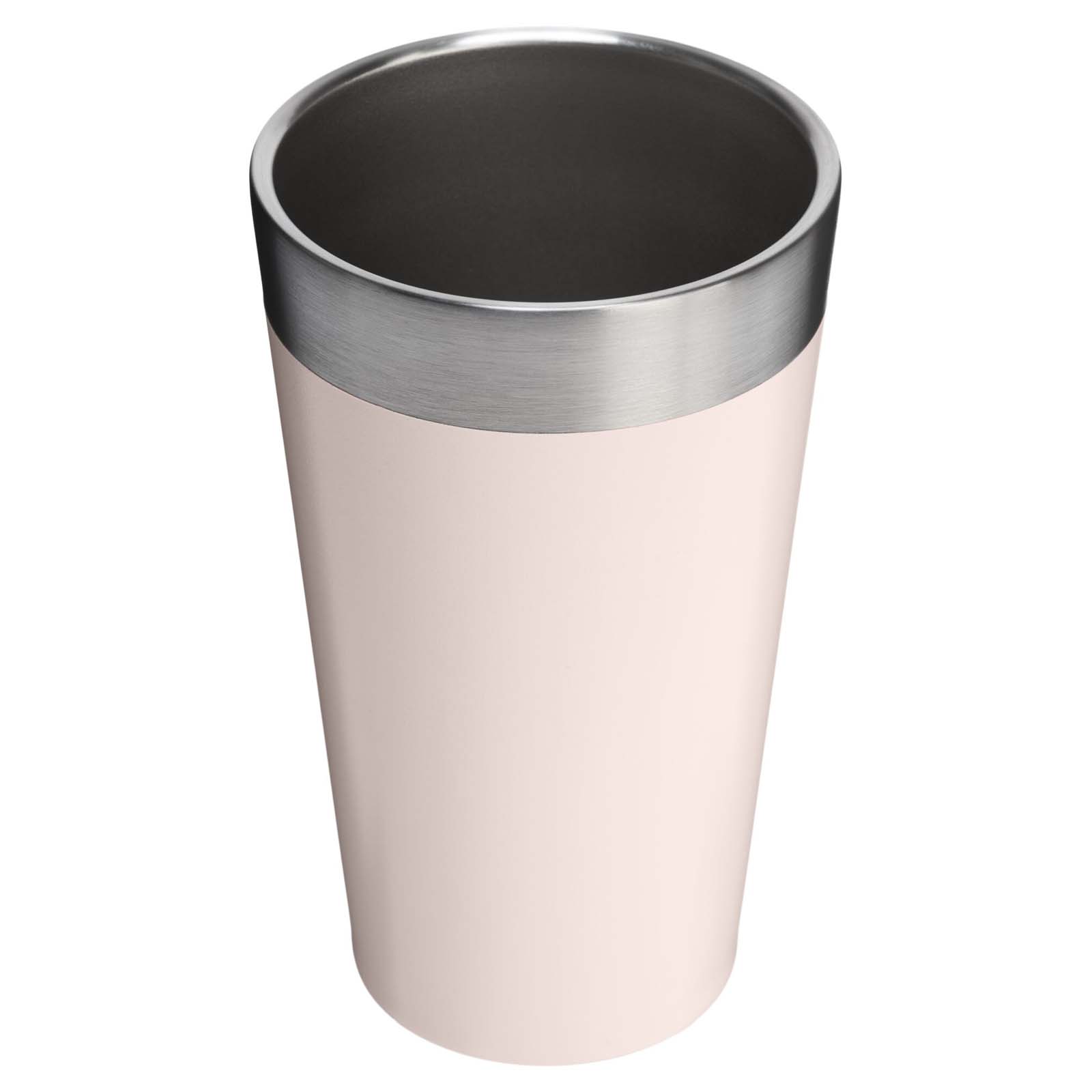 Stanley Stacking 470 ml Thermobecher aus Edelstahl hellrosa