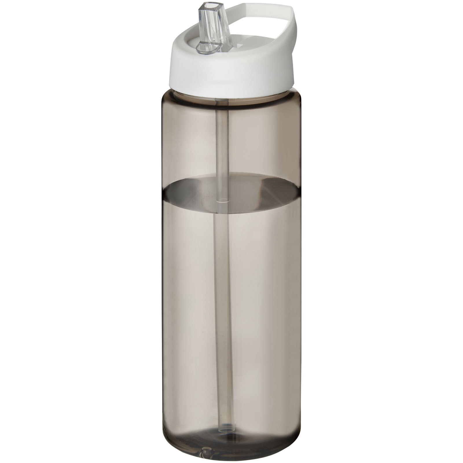 H2O Active® Vibe 850 ml Sportflasche mit Ausgussdeckel kohle, weiss