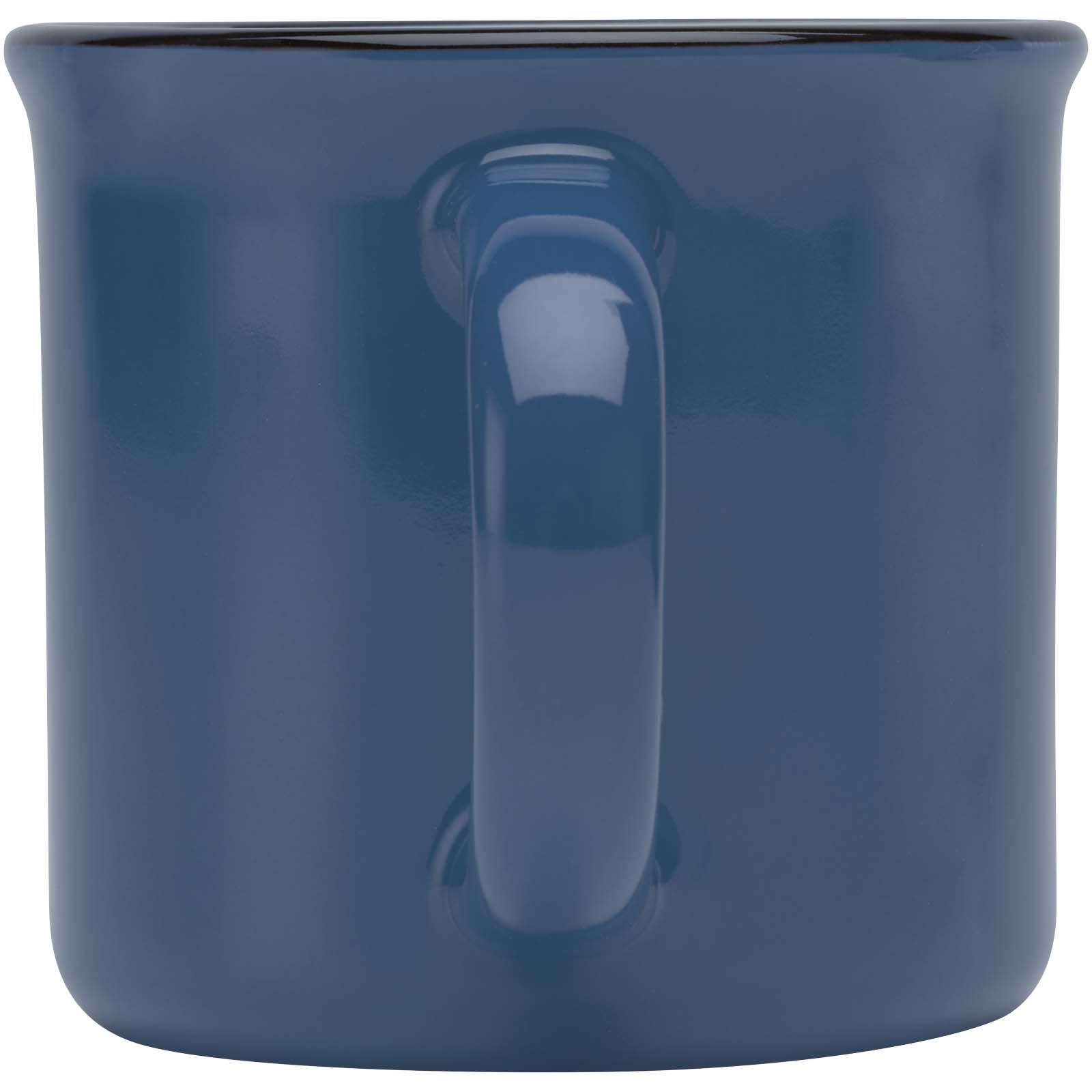 Bari Keramiktasse 240 ml mit glänzender Oberfläche Ozeanblau