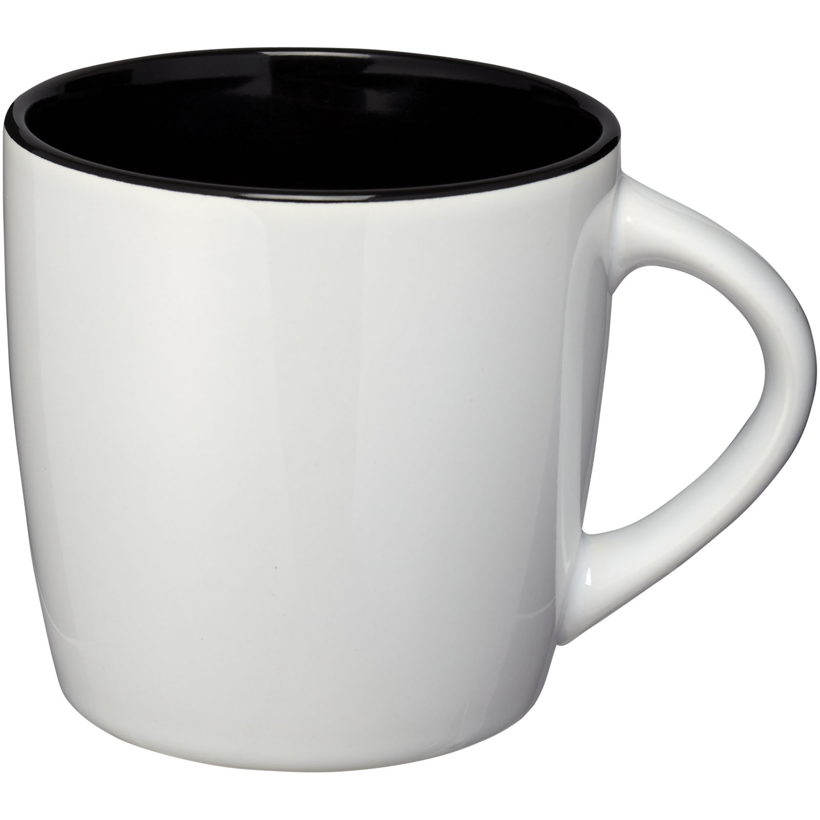 Aztec 340 ml Keramiktasse weiss, schwarz