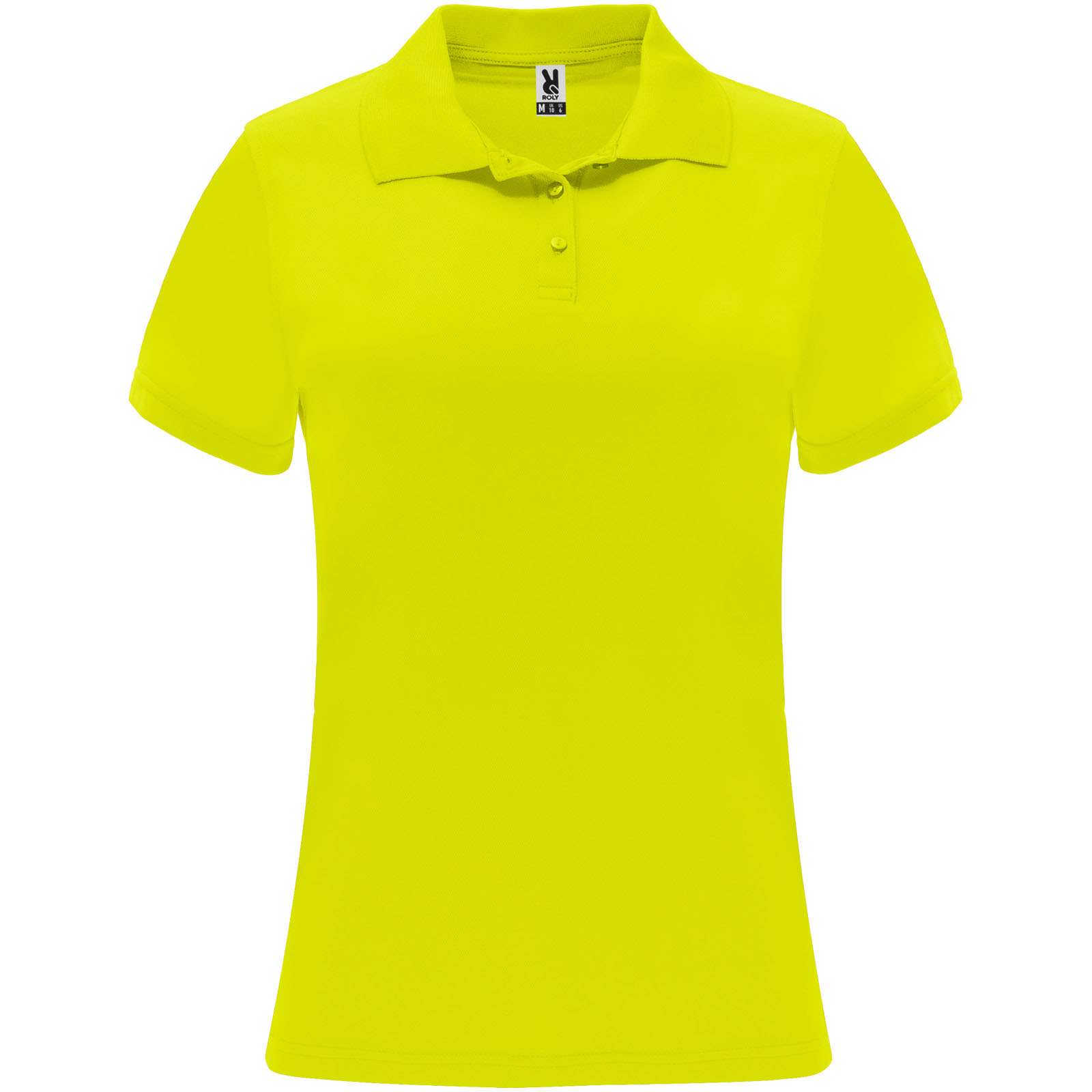 Monzha 150 g/m² Sport Poloshirt für Damen fluorgelb