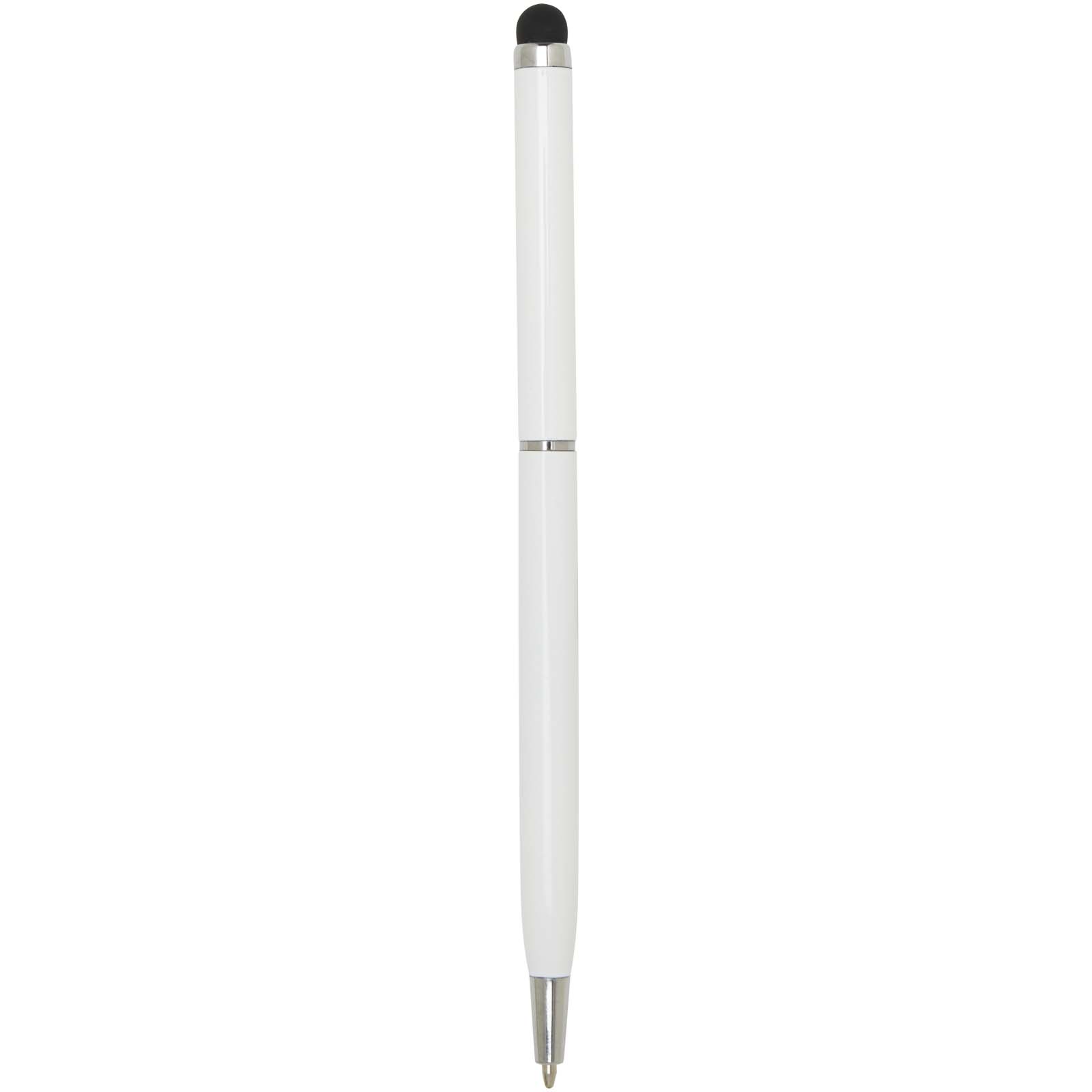 Ore Stylus Aluminium Kugelschreiber (blaue Mine) weiss