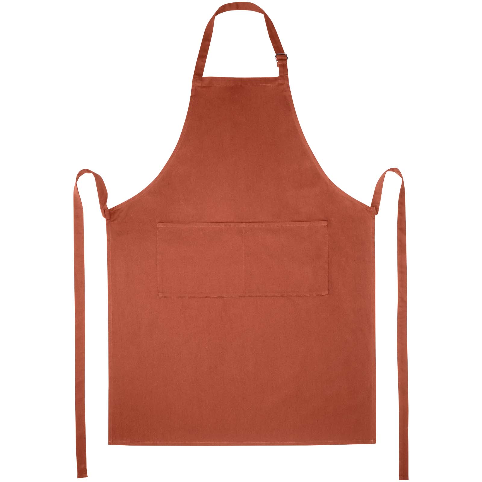 Andrea 240 g/m² Schürze mit verstellbarem Nackenband ziegelstein