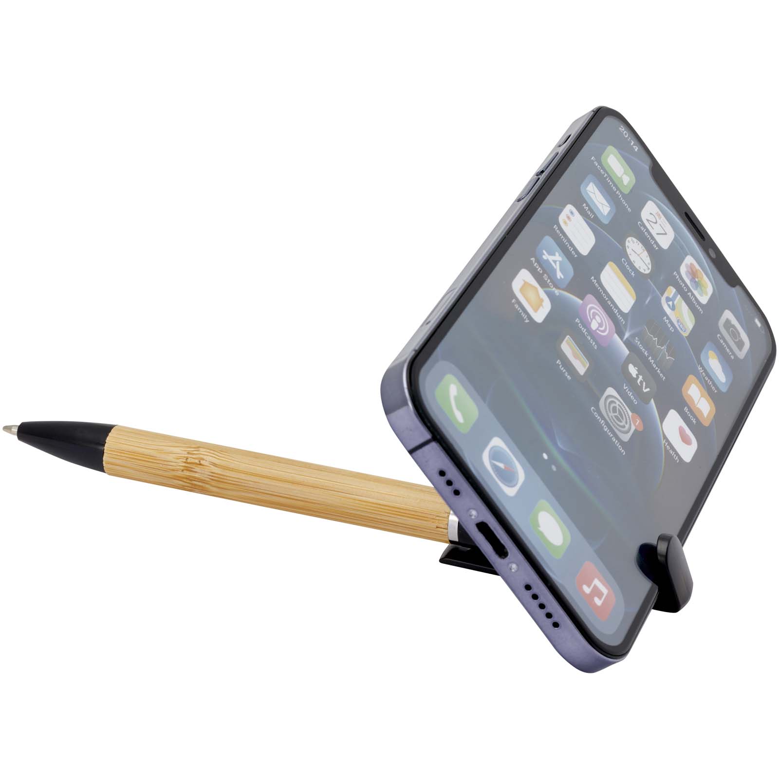 Delfina Stift Smartphoneständer (blaue Mine) schwarz