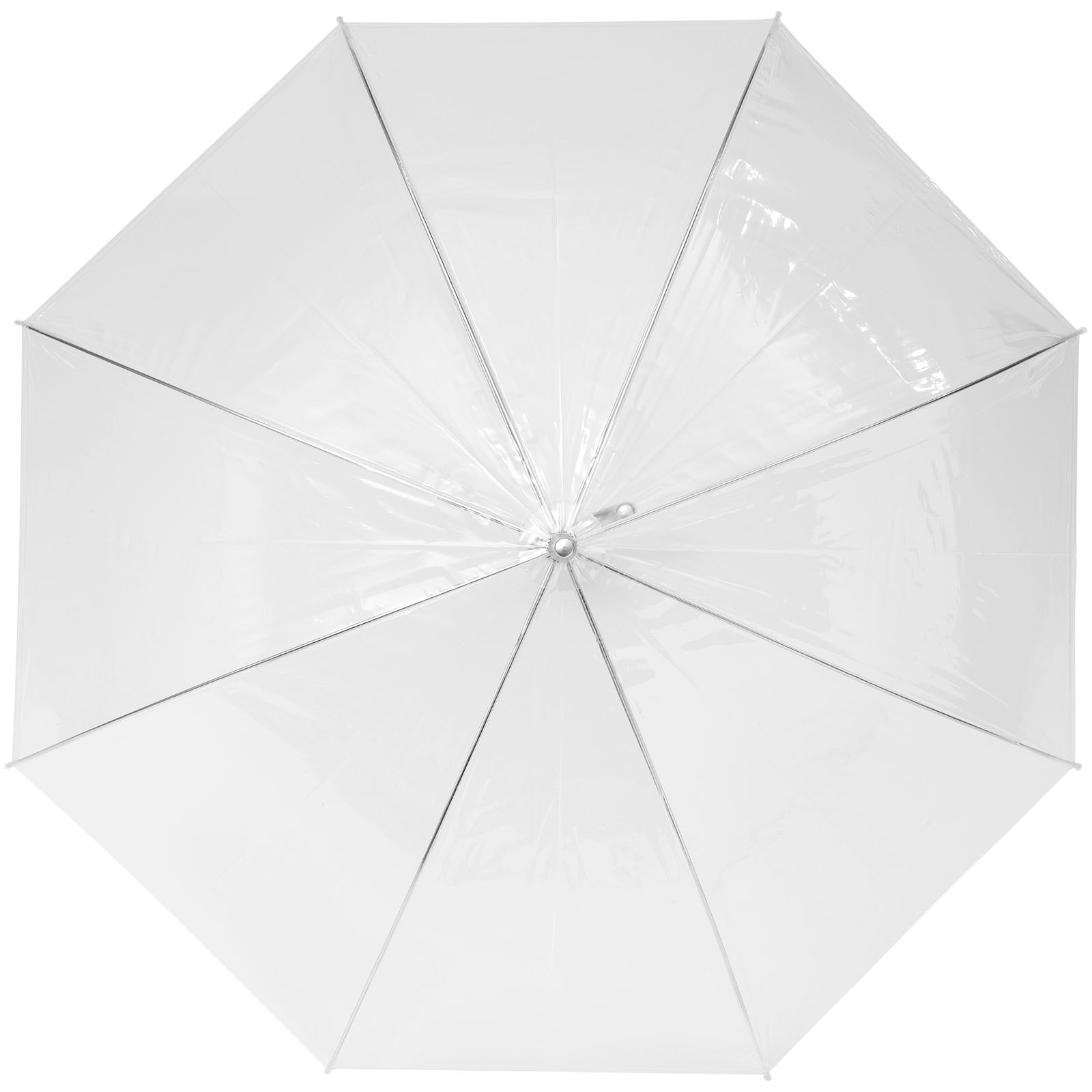 Kate durchsichtiger 23" Automatikregenschirm transparent weiss