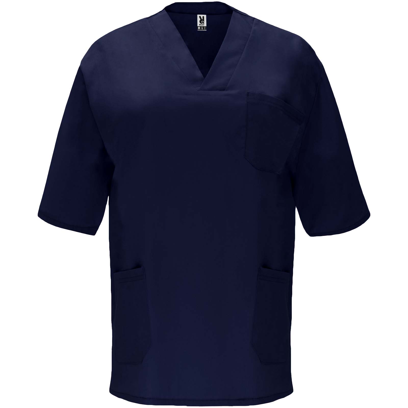 Panacea Kurzärmeliges Arbeitshemd, 160 g/m2, unisex marineblau