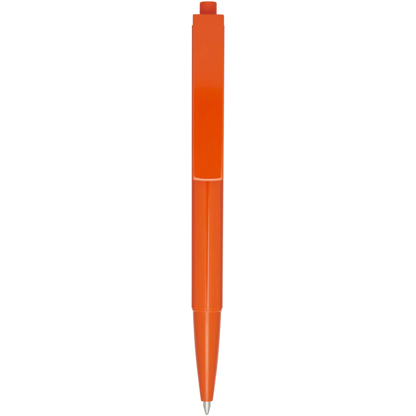 Elsa Kugelschreiber aus recyceltem Kunststoff (blaue Mine) orange