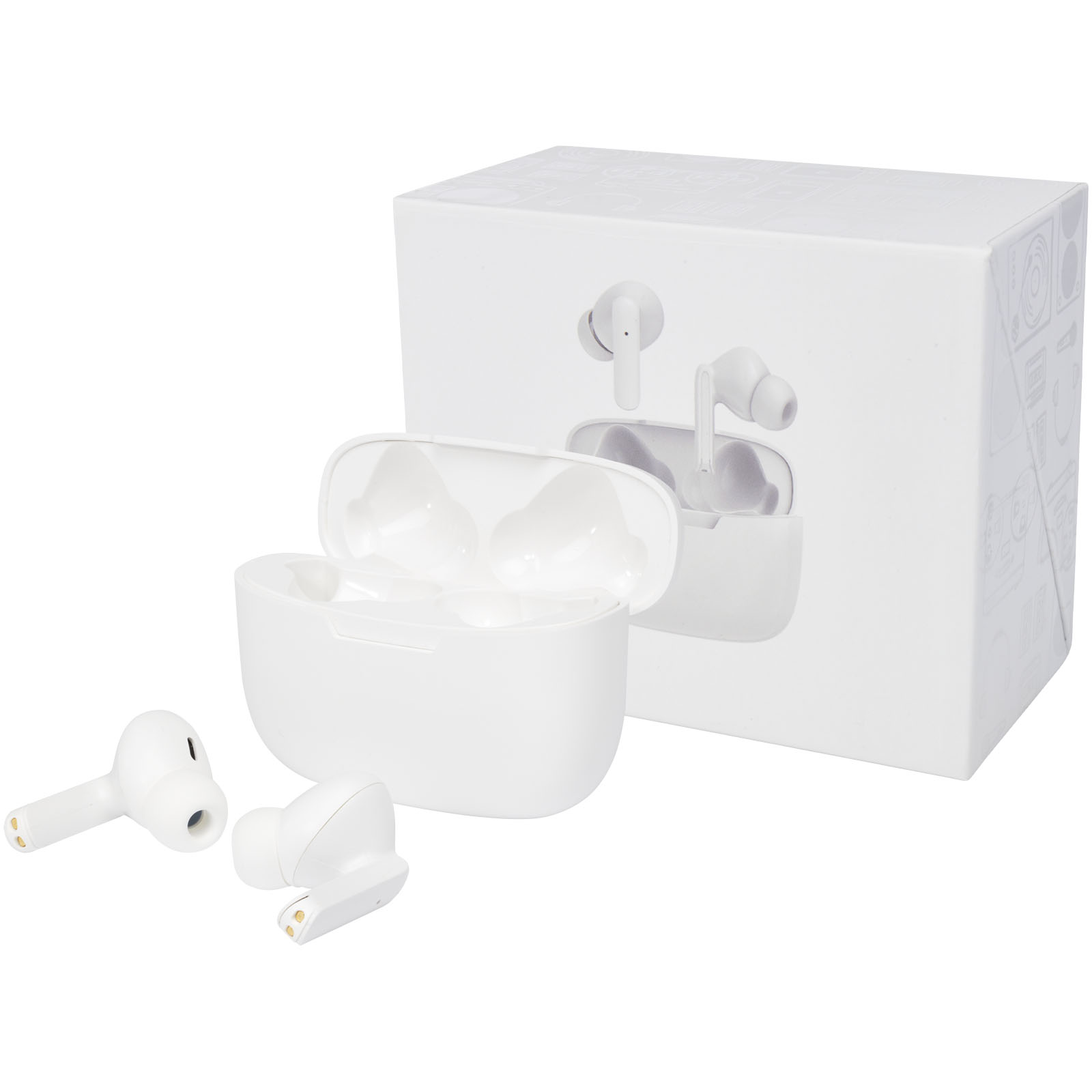 Essos 2.0 True Wireless Auto-Pair-Ohrhörer mit Etui weiss