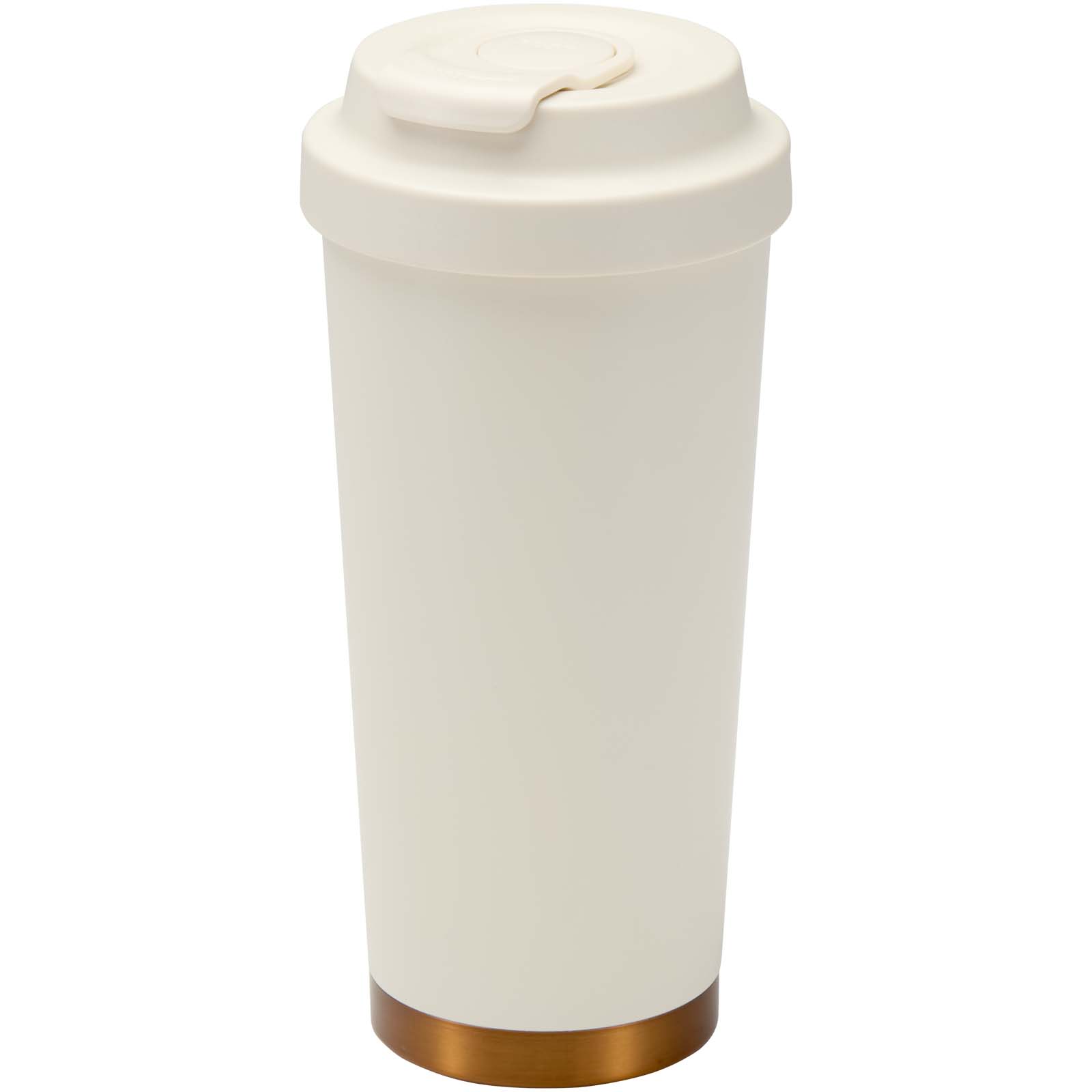 Hampton 480 ml RCS vakuumisolierter One-Touch Becher aus recyceltem Edelstahl creme