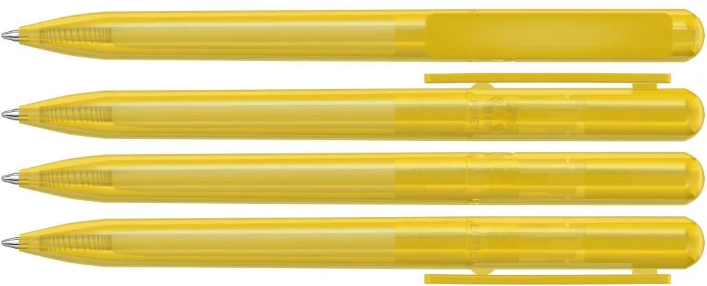 RECYCLED PET PEN CHANGE transparent Drehkugelschreiber