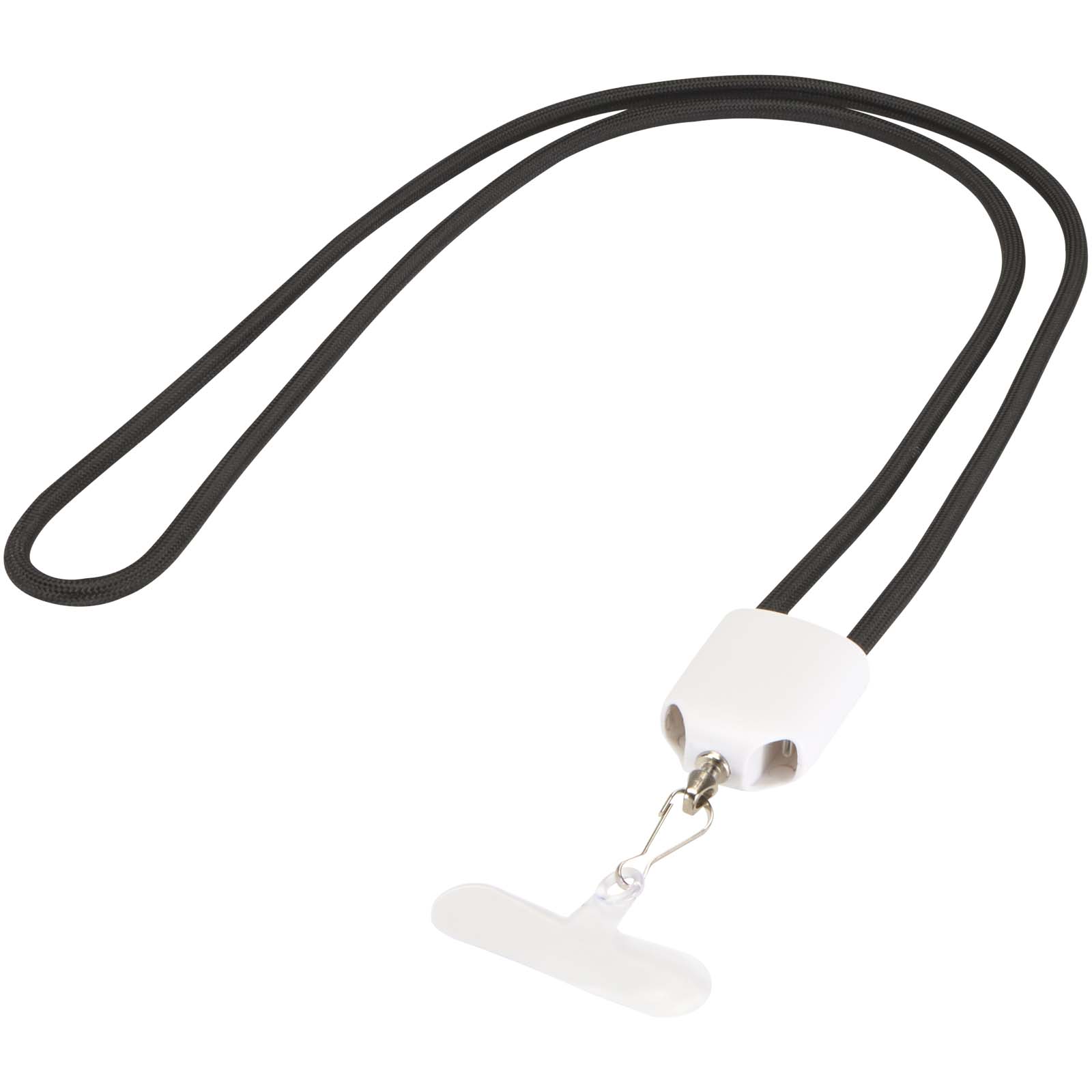 Ion 65 W 5-in-1-Ladekabel mit Lanyard aus recyceltem Kunststoff weiss