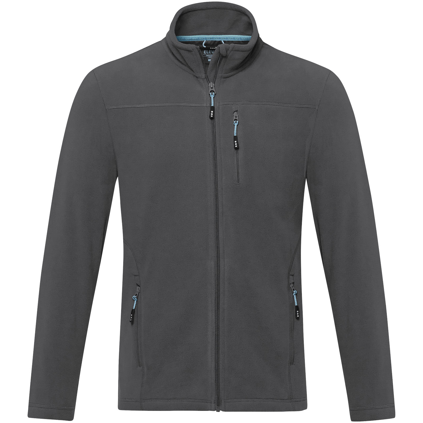 Amber GRS recycelte Fleecejacke für Herren storm grey