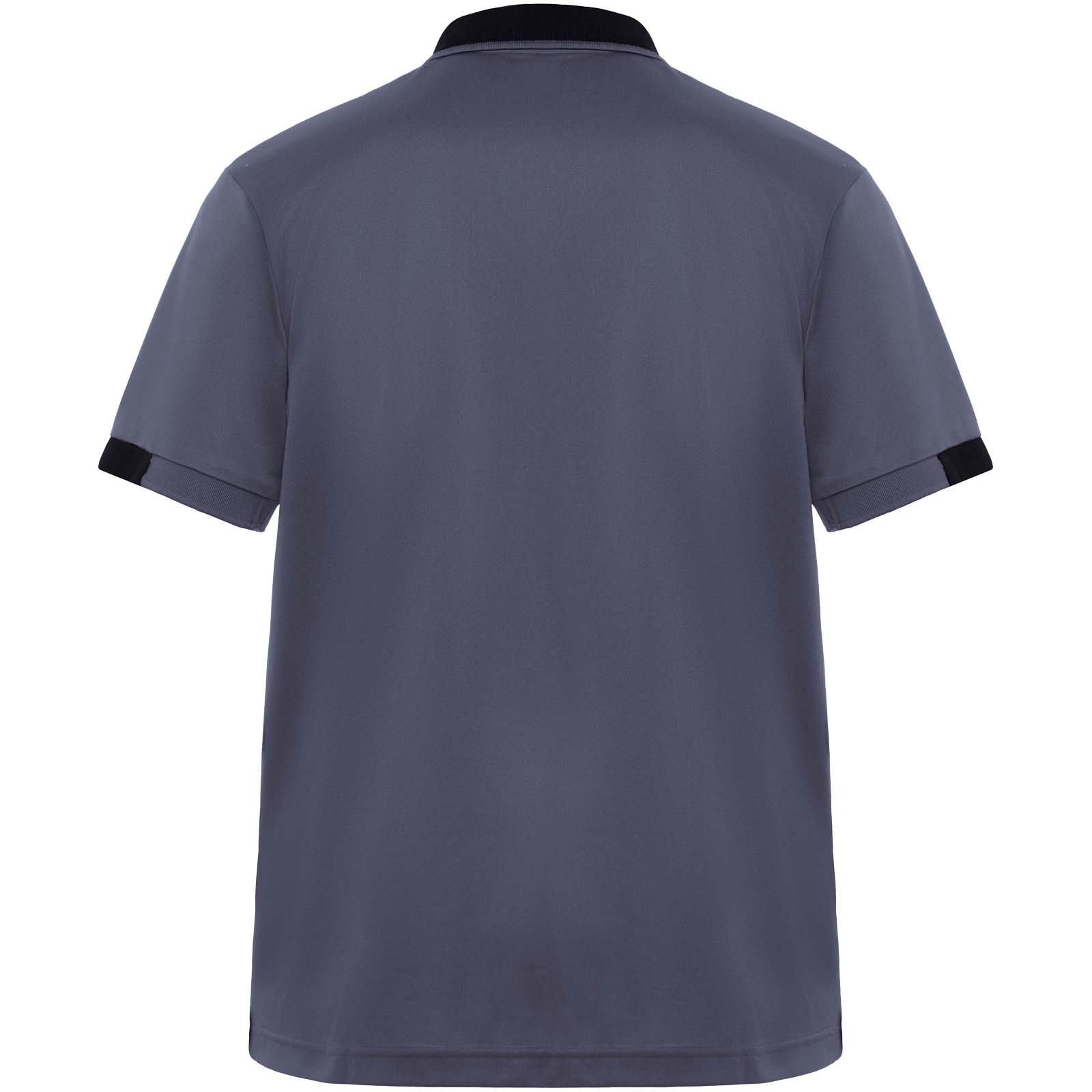 Samurai Kurzärmeliges Poloshirt mit antibakterieller Wirkung, 160 g/m2, unisex blei, schwarz