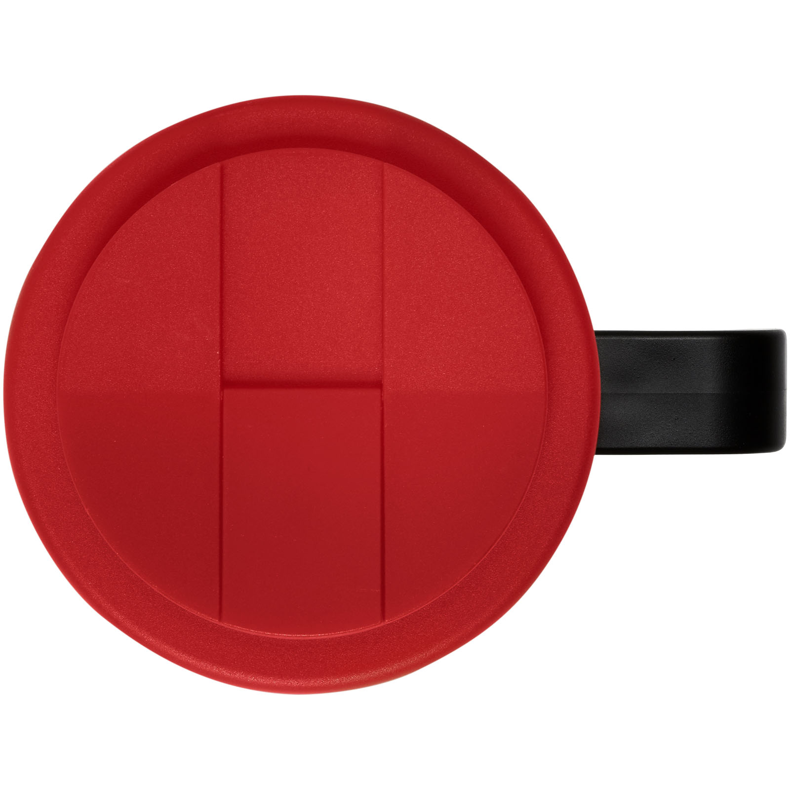 Brite-Ameriano® Grande 350 ml Isolierbecher mit auslaufsicherem Schraubverschluss schwarz, rot