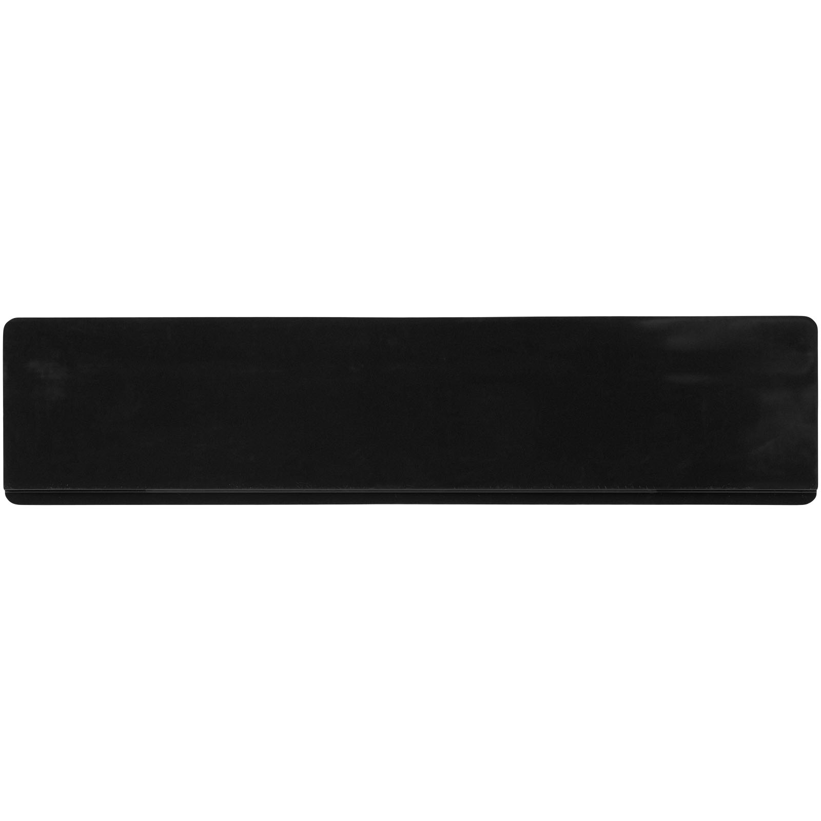 Terran 15 cm Lineal aus 100 % recyceltem Kunststoff schwarz