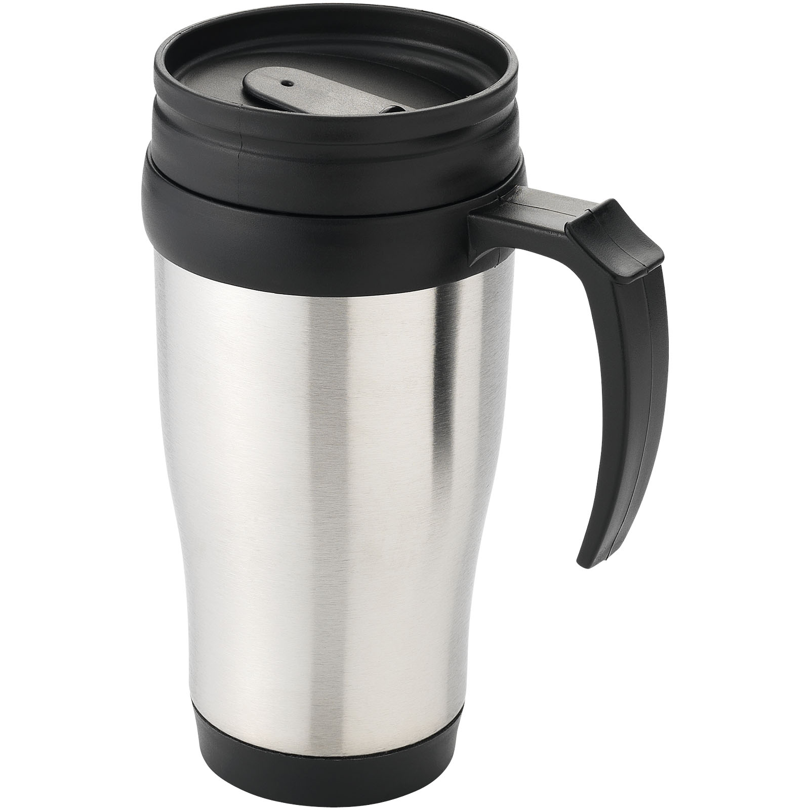 Sanibel 400 ml Isolierbecher silber, schwarz