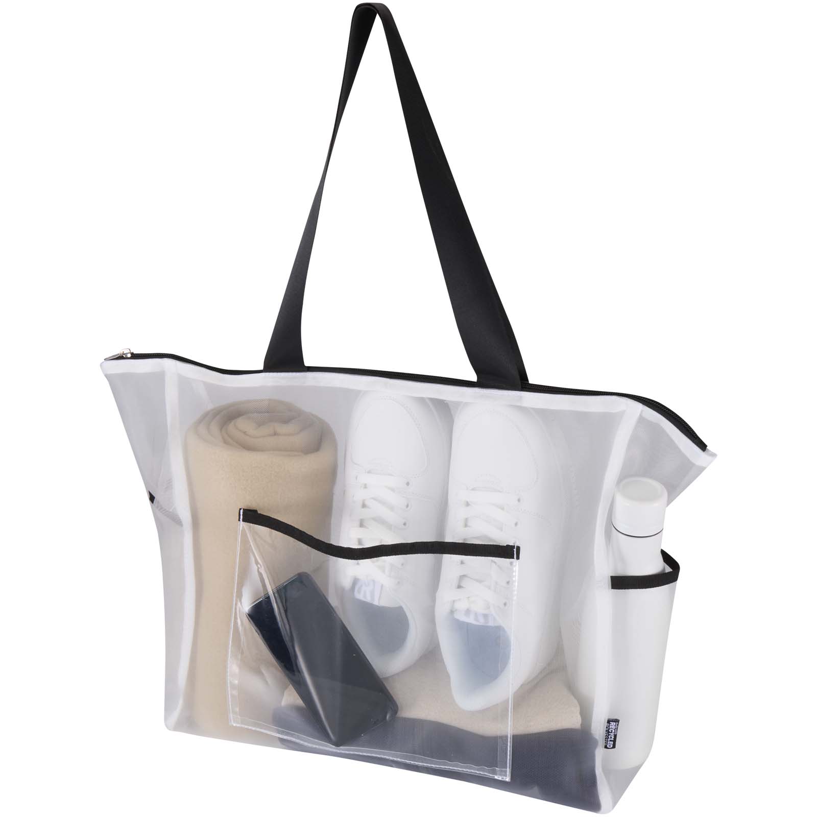 Mesh 23 L Tragetasche aus Recyclingmaterial weiss