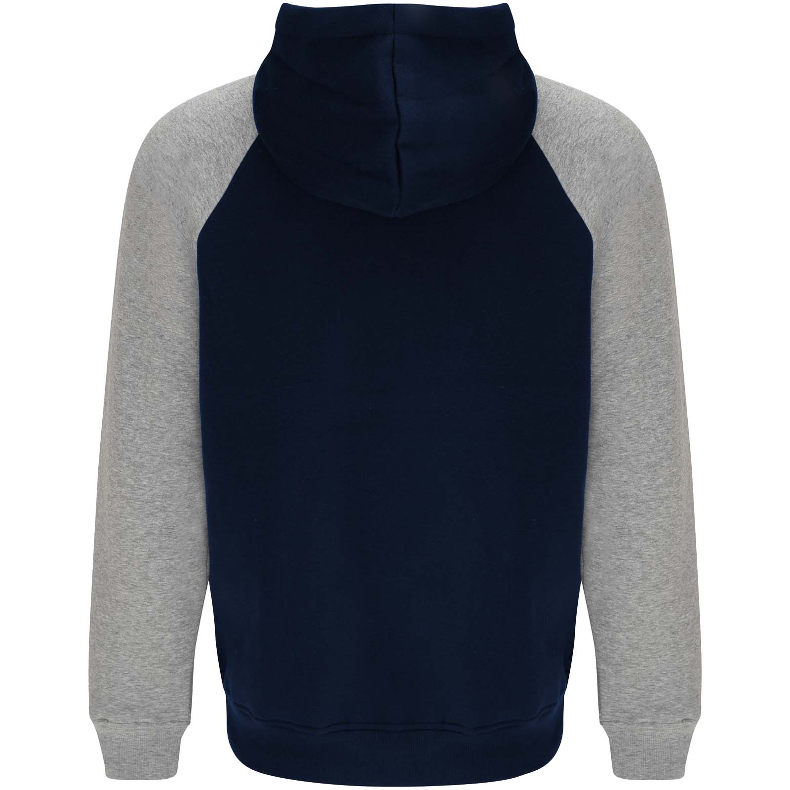 Badet 280 g/m² zweifarbiger Kapuzenpullover Unisex marineblau, heather grau