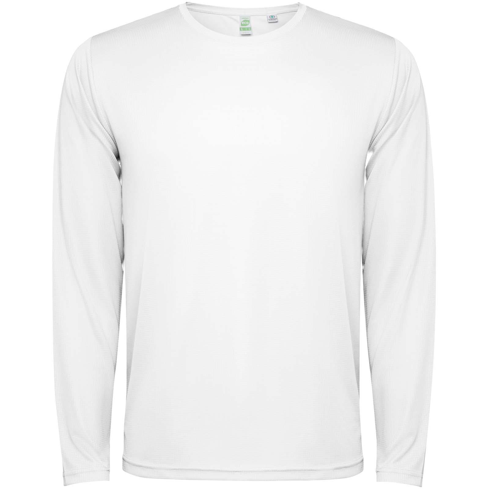Estoril 125 g/m² Langarm-Shirt für Kinder weiss