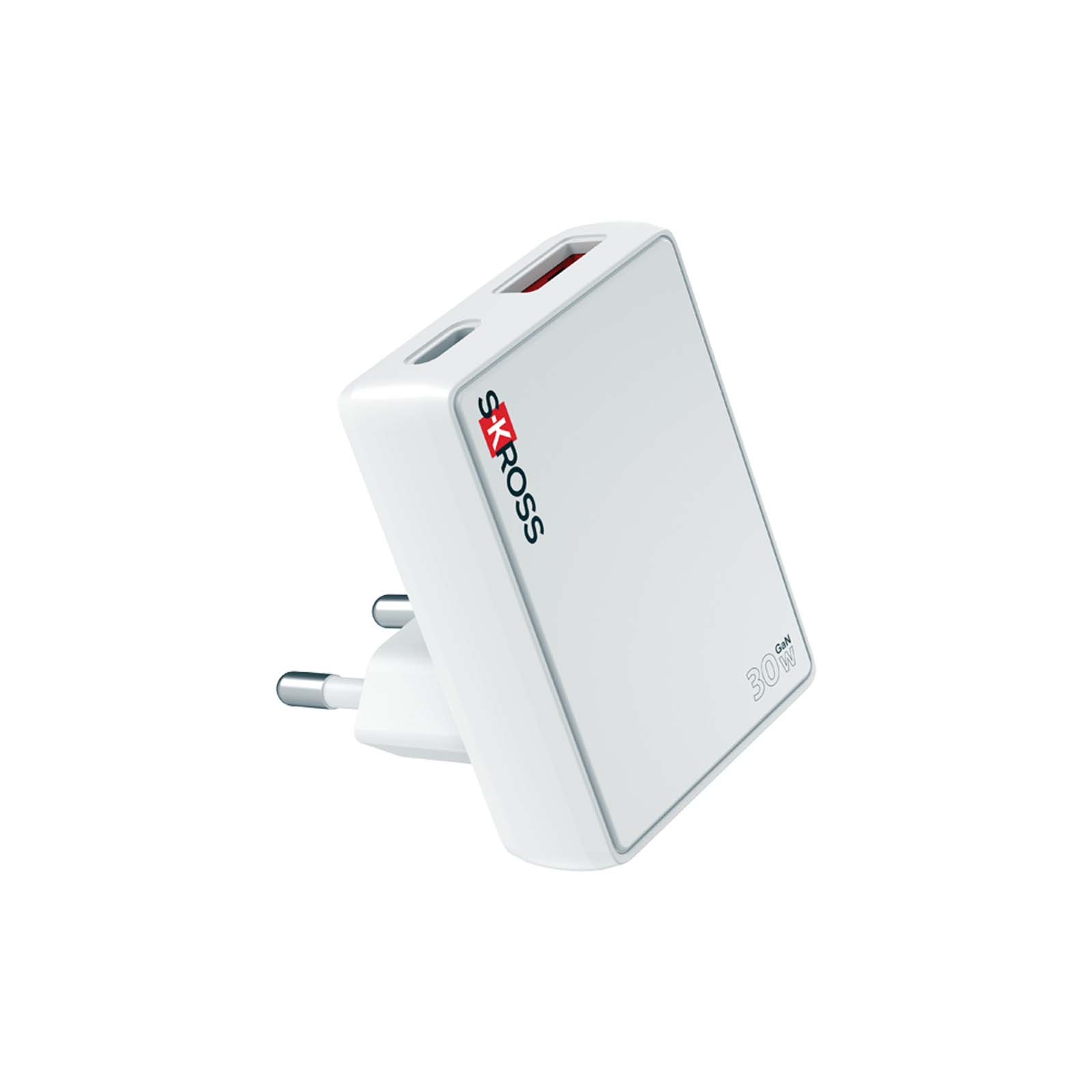SKROSS® Slim 30W Europa-Wandladegerät weiss