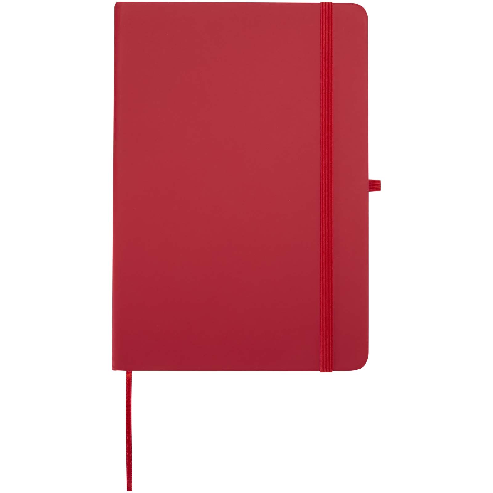 Spectrum A5 Notizbuch mit Hardcover aus recyceltem Material rot