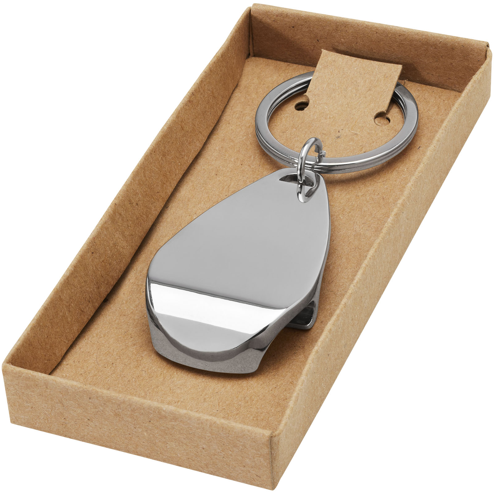 Don Schlüsselanhänger mit Flaschenöffner silber
