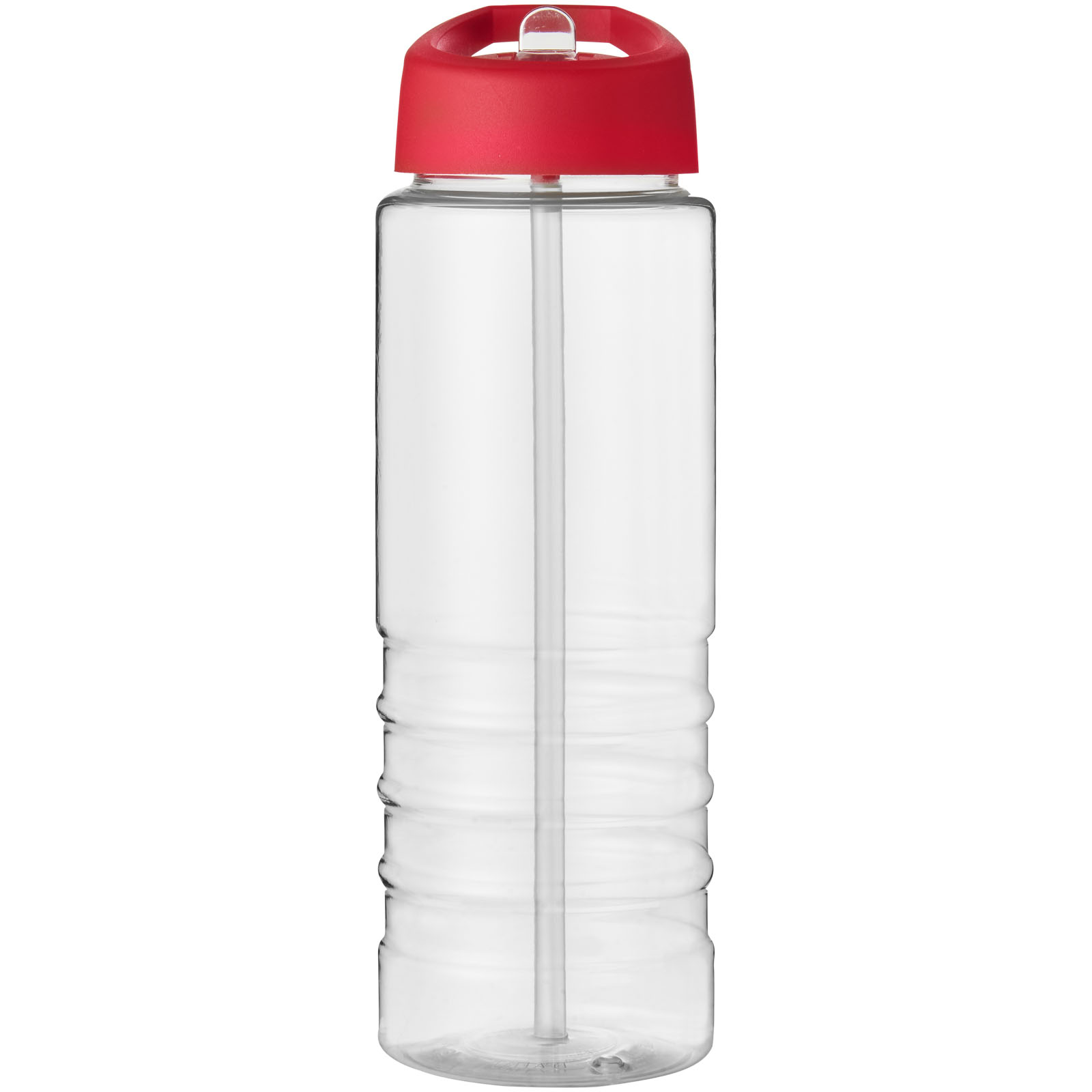 H2O Active® Treble 750 ml Sportflasche mit Ausgussdeckel transparent, rot