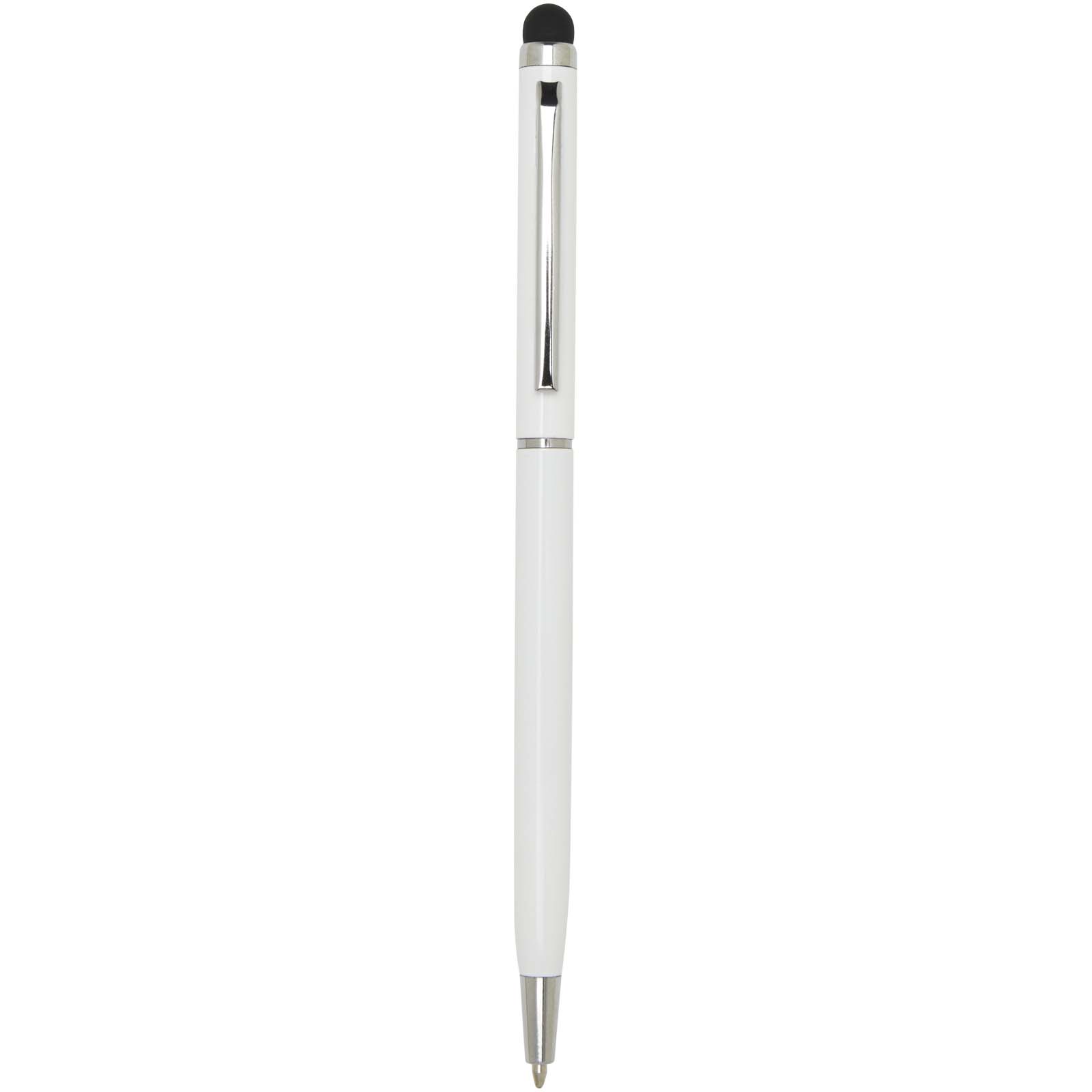 Ore Stylus Aluminium Kugelschreiber (blaue Mine) weiss