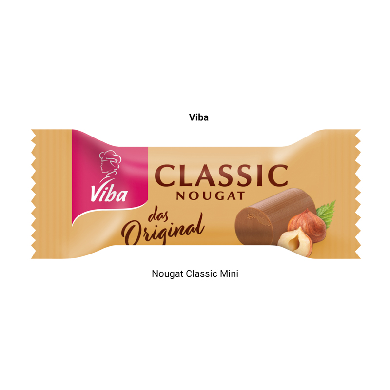 Werbequader small, Viba Classic Nugat Mini
