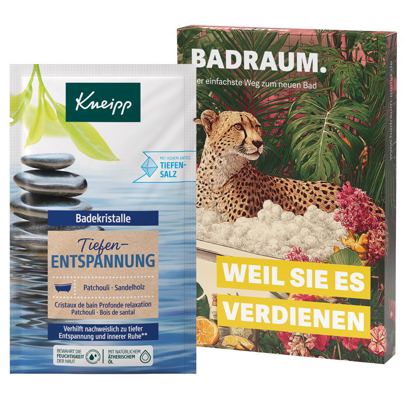 Promotion Case, Kneipp Badekristalle Tiefenentspannung