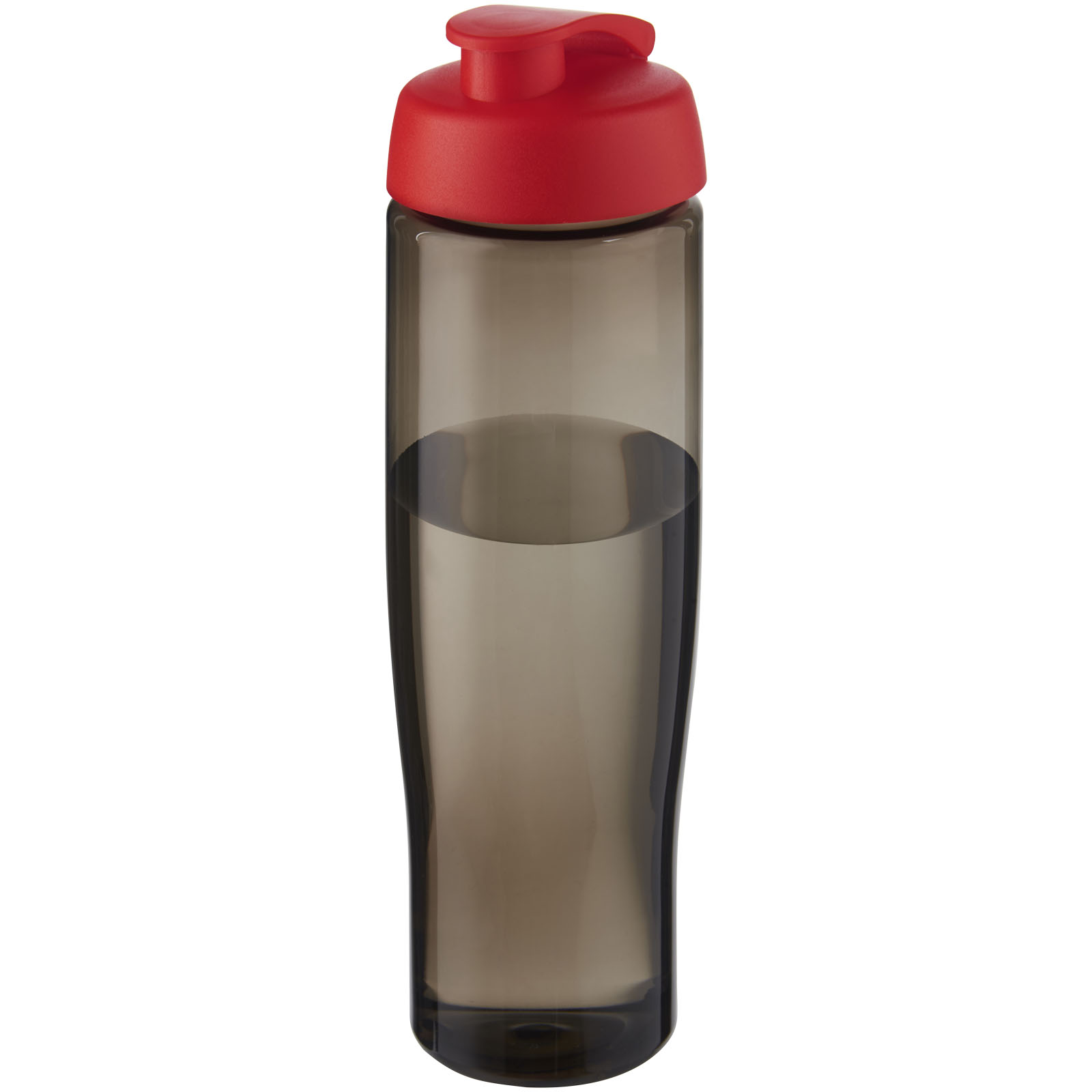 H2O Active® Eco Tempo 700 ml Sportflasche mit Klappdeckel rot, kohle