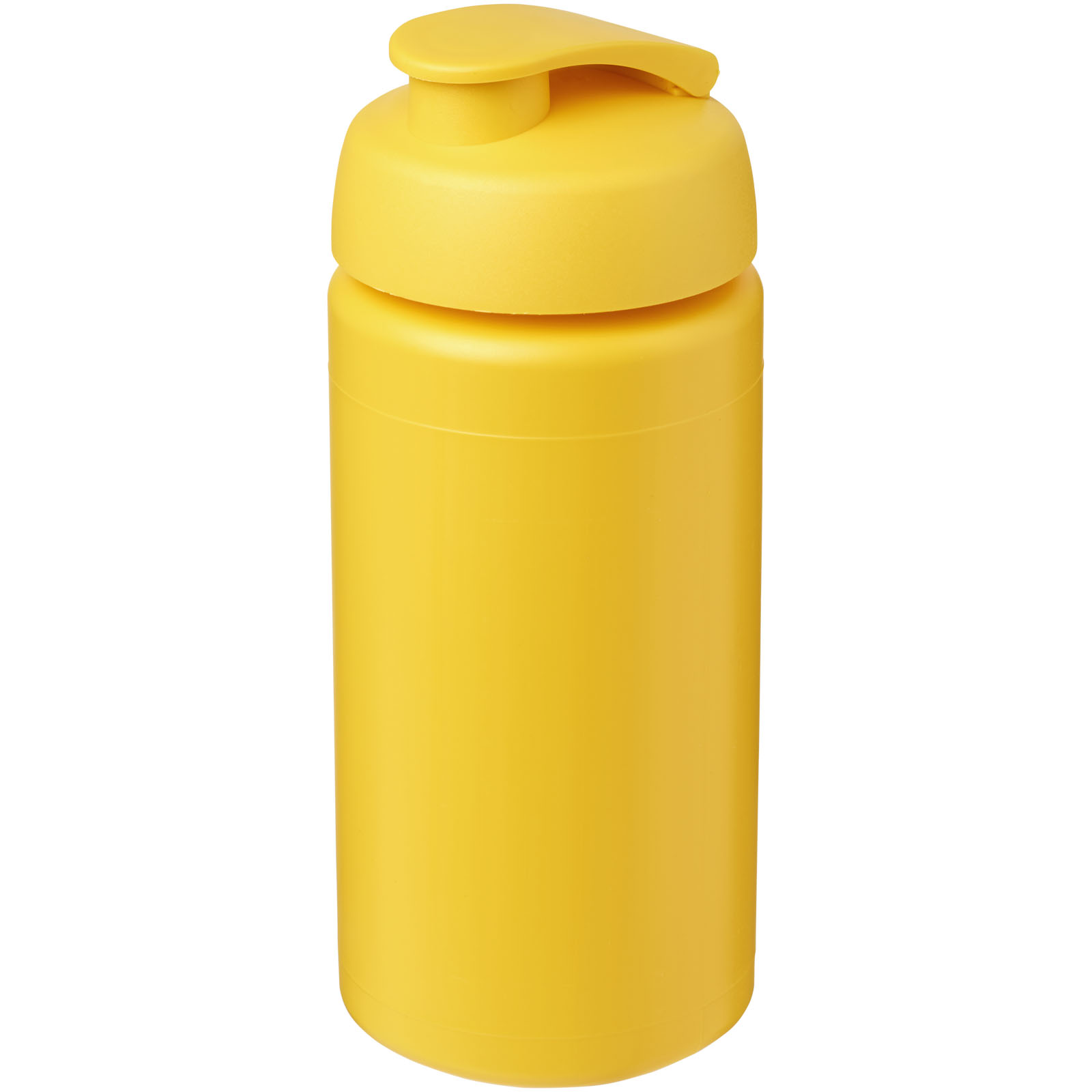 Baseline® Plus grip 500 ml Sportflasche mit Klappdeckel gelb