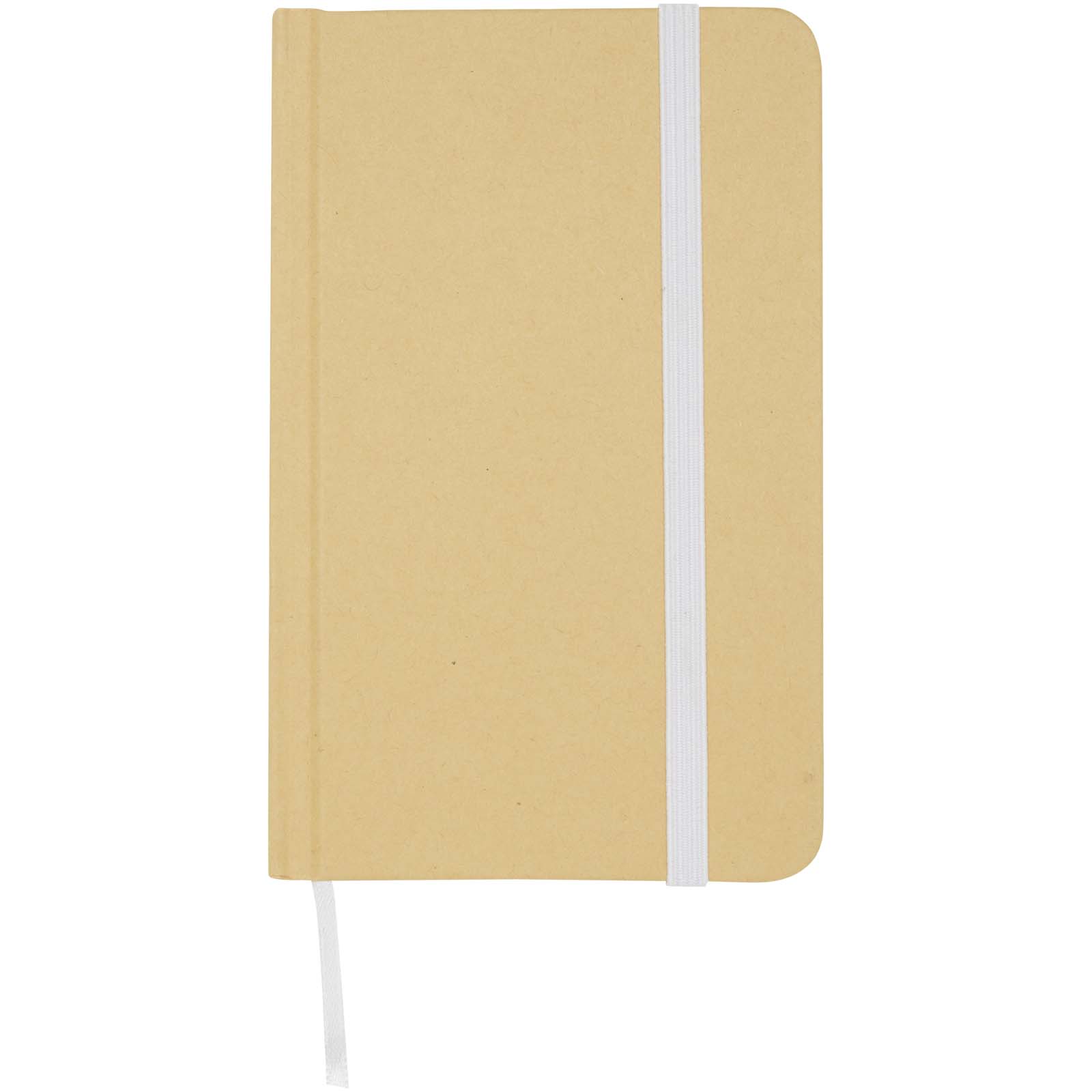 Reed A6 Hardcover Notizbuch, blanko, aus recyceltem Material weiss