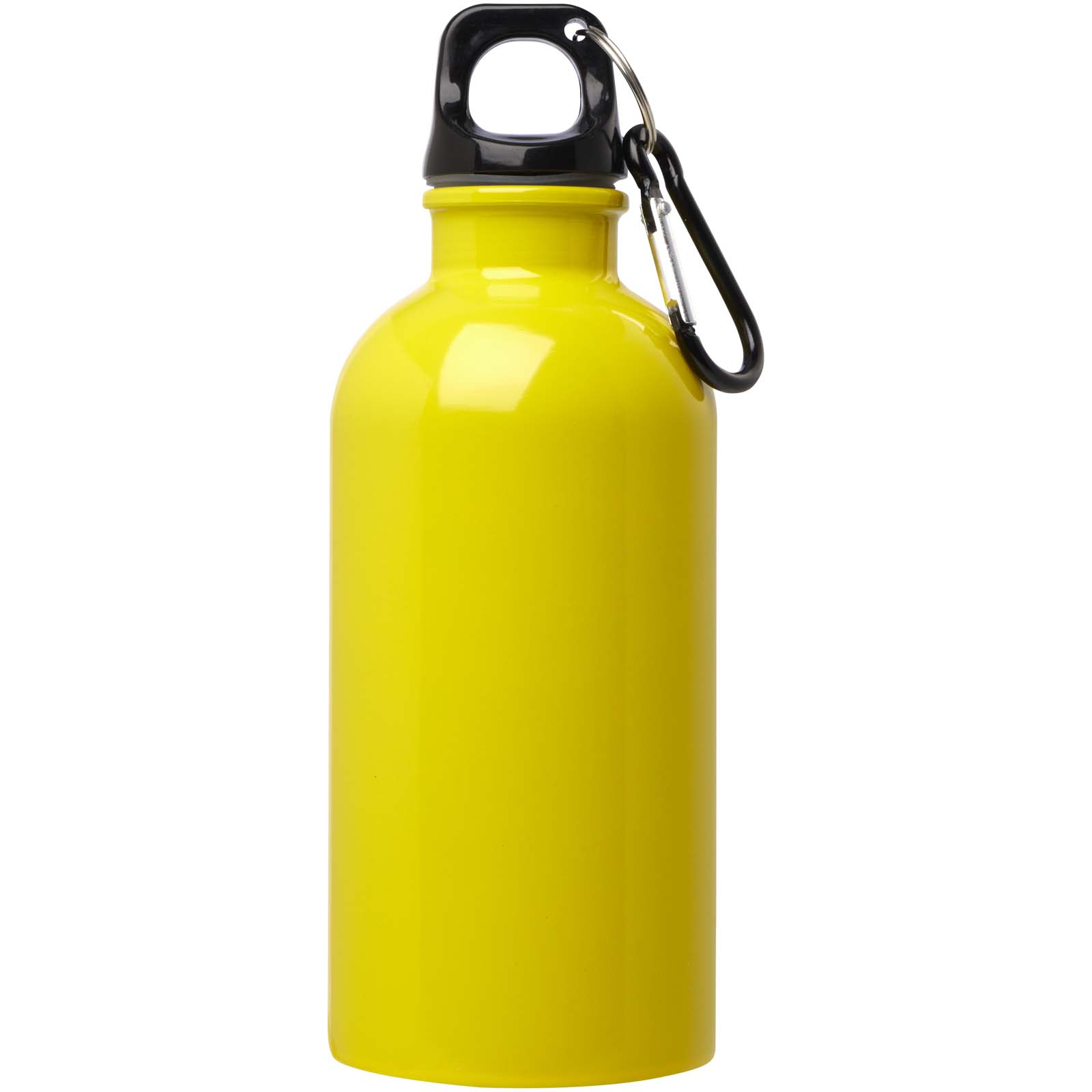 Oregon 400 ml RCS-zertifizierte, einwandige Trinkflasche aus Edelstahl mit Karabinerhaken gelb