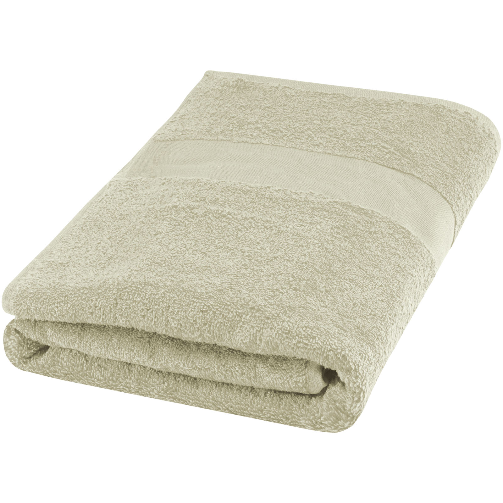 Amelia 450 g/m² Baumwollhandtuch 70 x 140 cm hellgrau